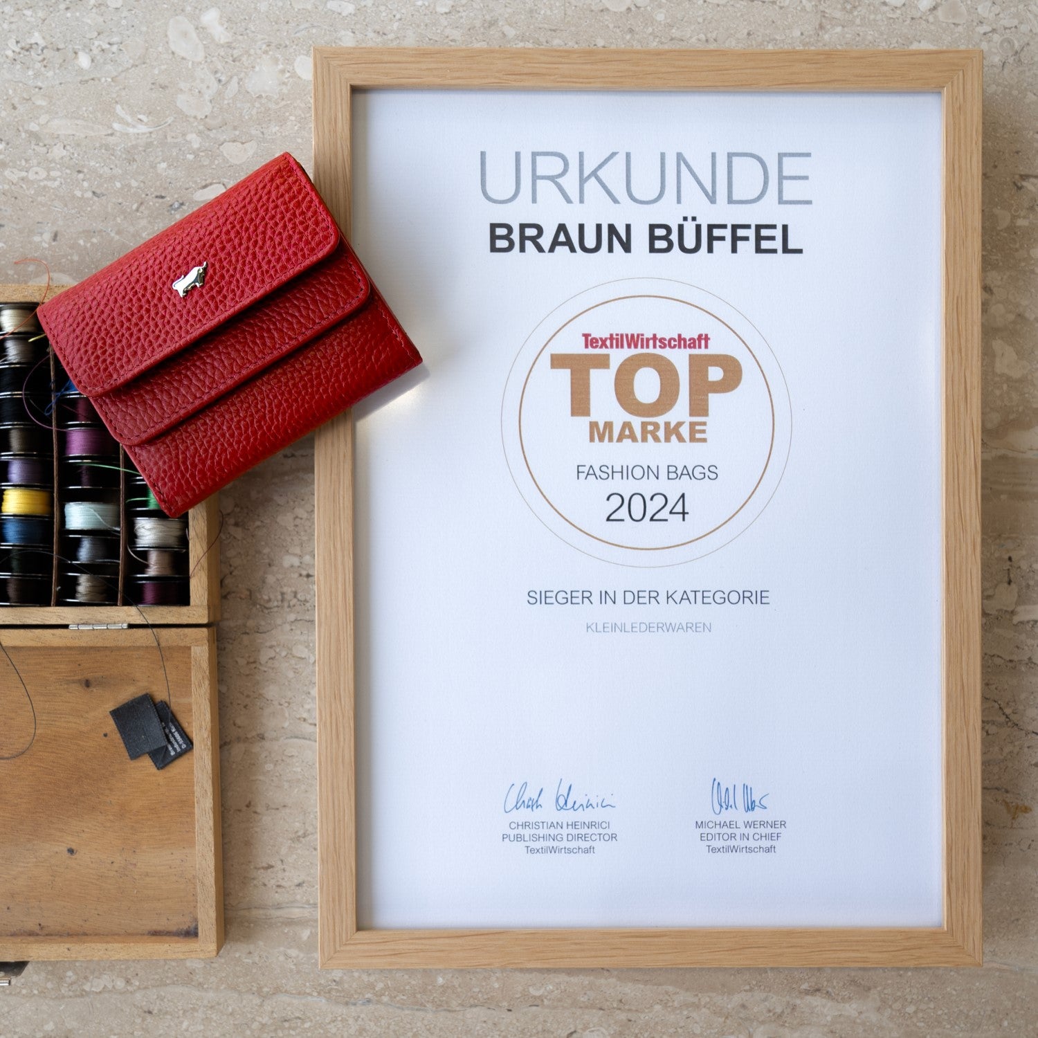 BRAUN BÜFFEL IST TOP MARKE IN DER TW-STUDIE "FASHION BAGS 2024" Blog-Beitrag