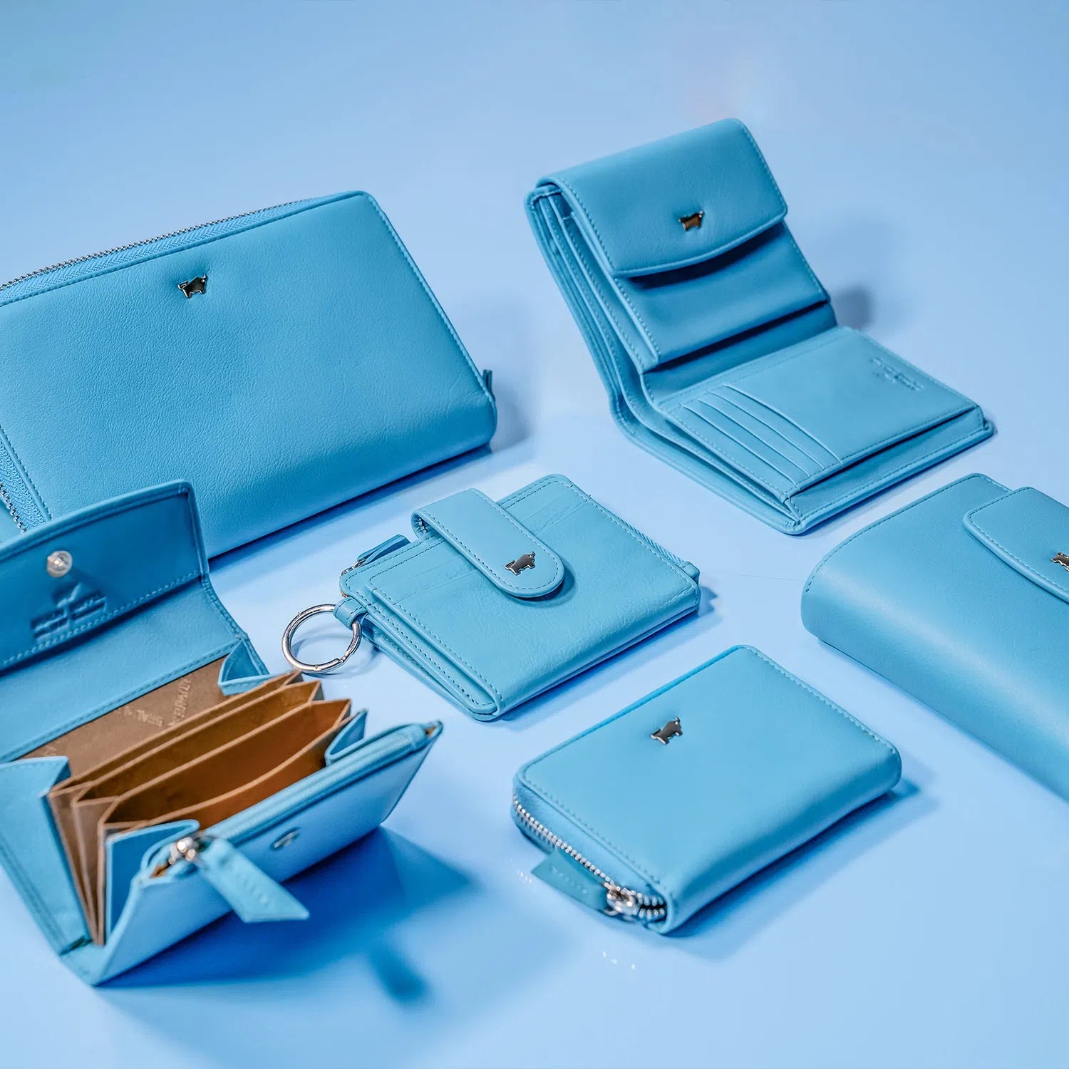 JOY RFID Mini Geldbörse slim 3CS türkis