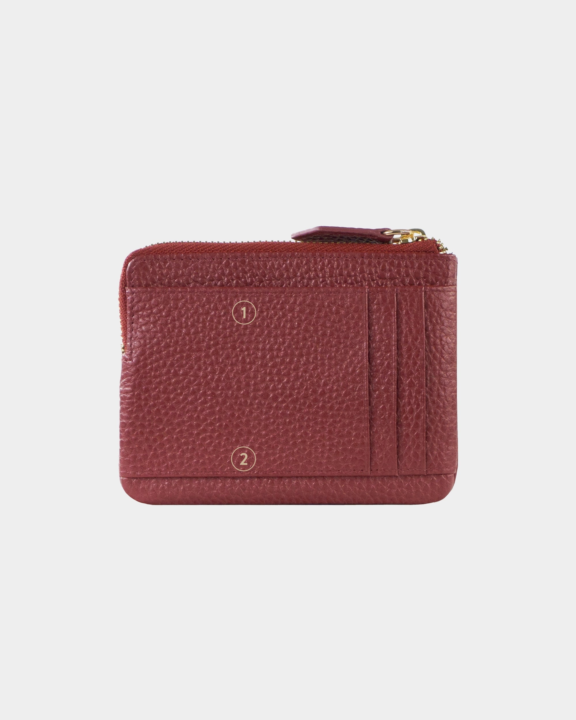 ALESSIA Geldbörse S 3+2CS red dhalia