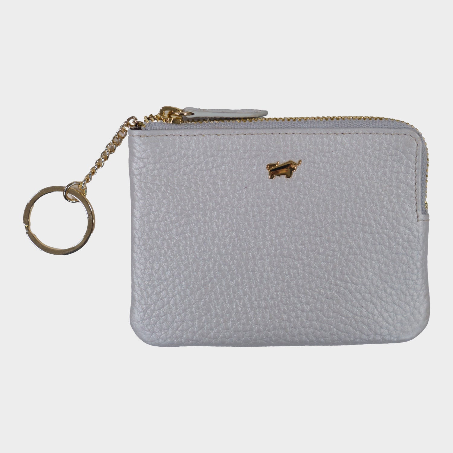 Frontansicht ALESSIA Geldbörse S 3+2CS silver grey