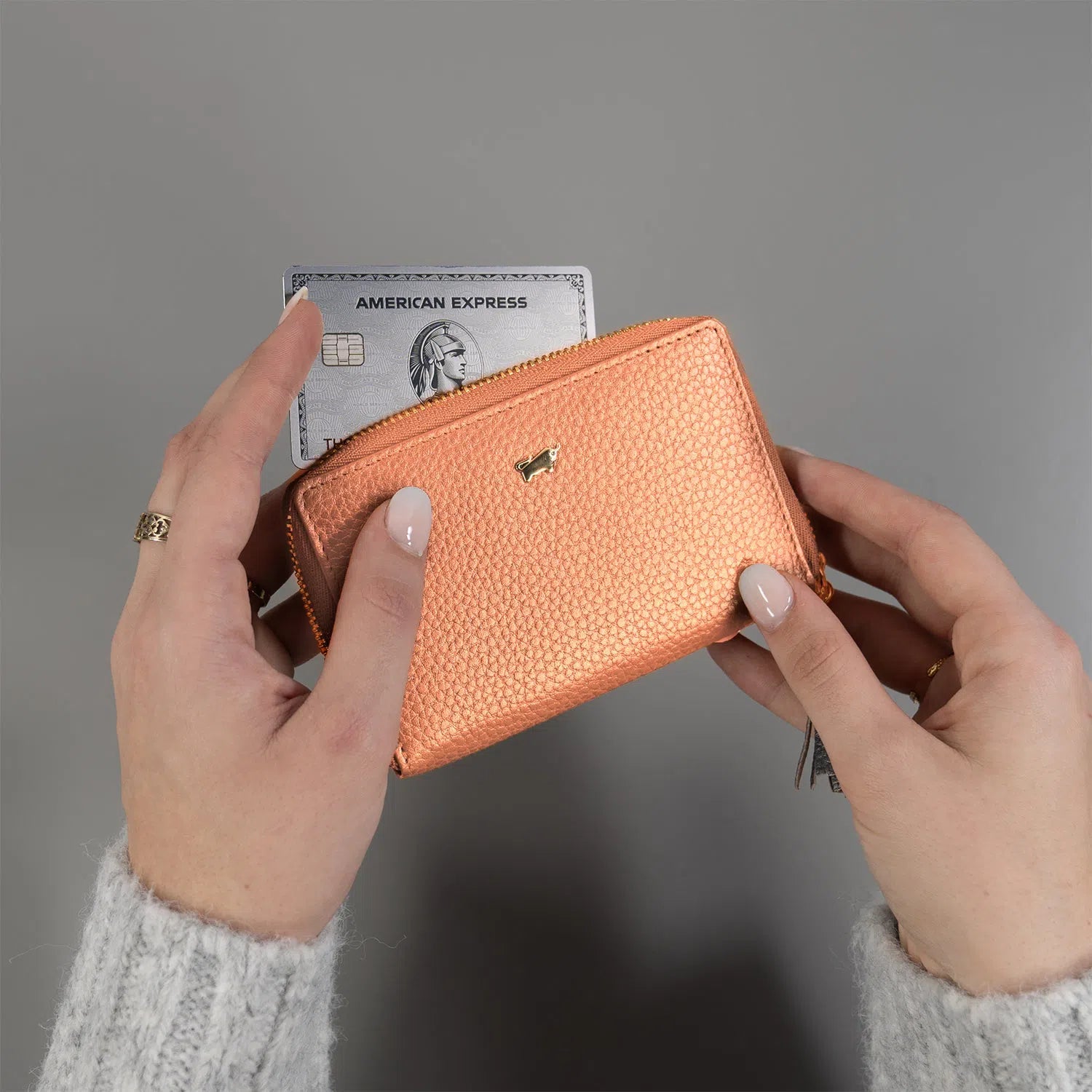 Keyfeature-1 ALESSIA RV-Geldbörse 4CS mud