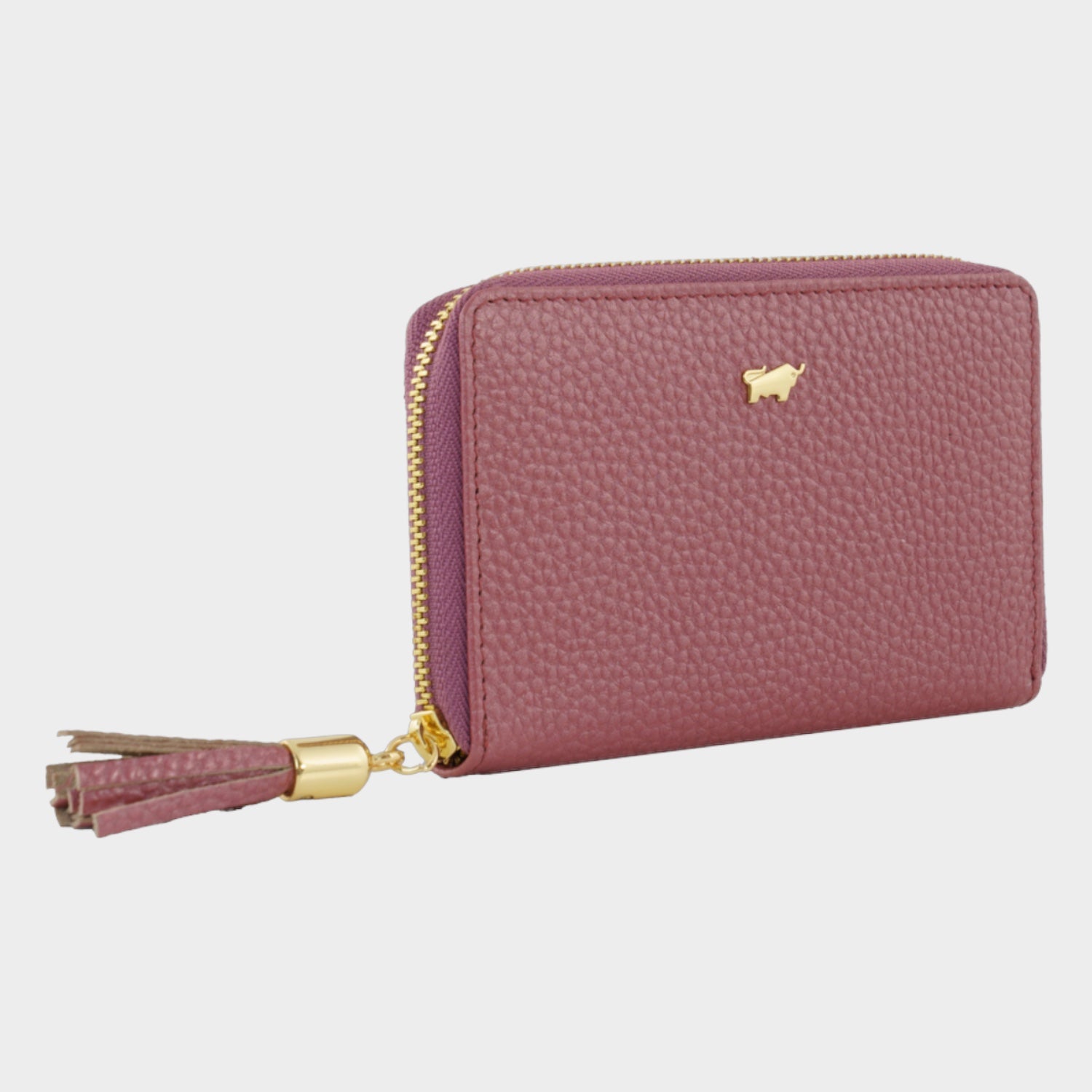 Schraegansicht ALESSIA RV-Geldbörse 4CS brown rose