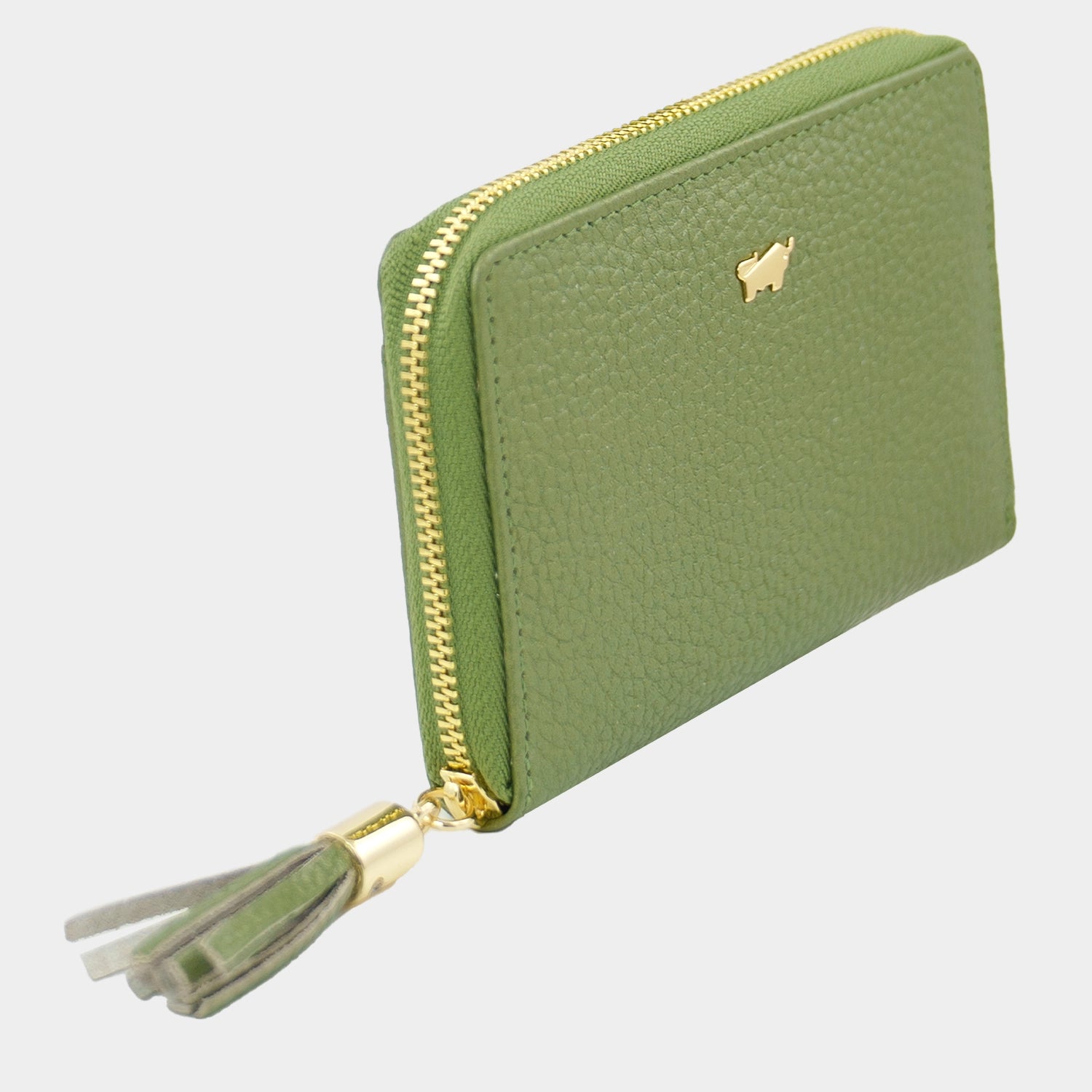 Schrägansicht ALESSIA RV-Geldbörse 4CS basil