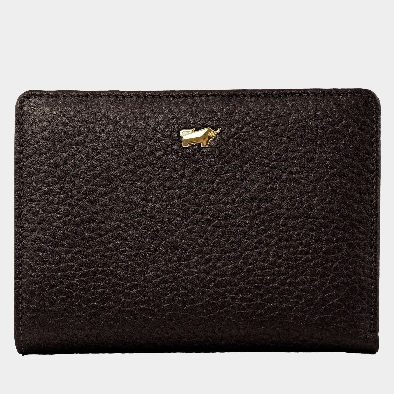 Frontansicht ALESSIA Mini Geldbörse 8CS schwarz