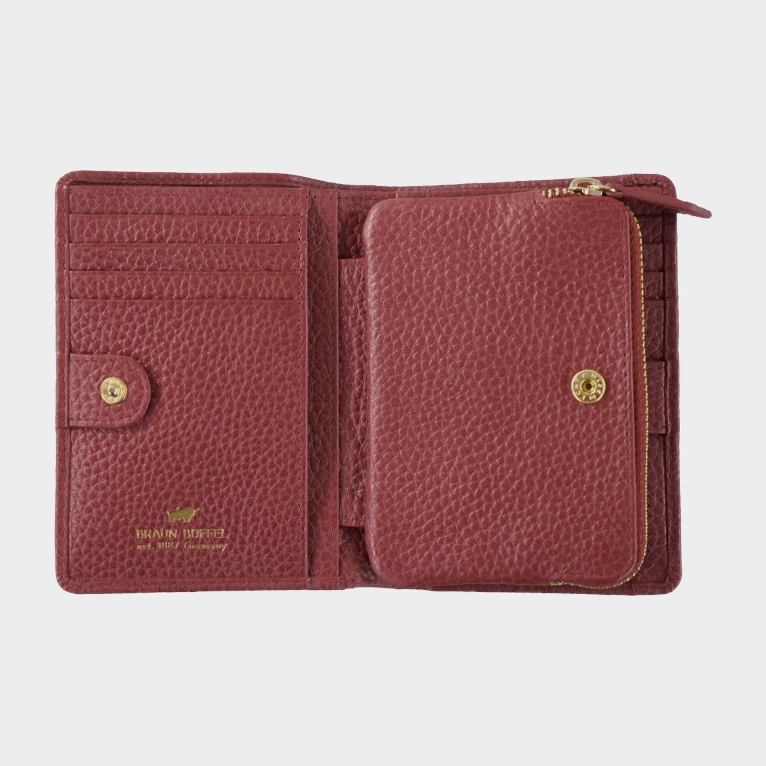 ALESSIA Mini Geldbörse 8CS red dhalia