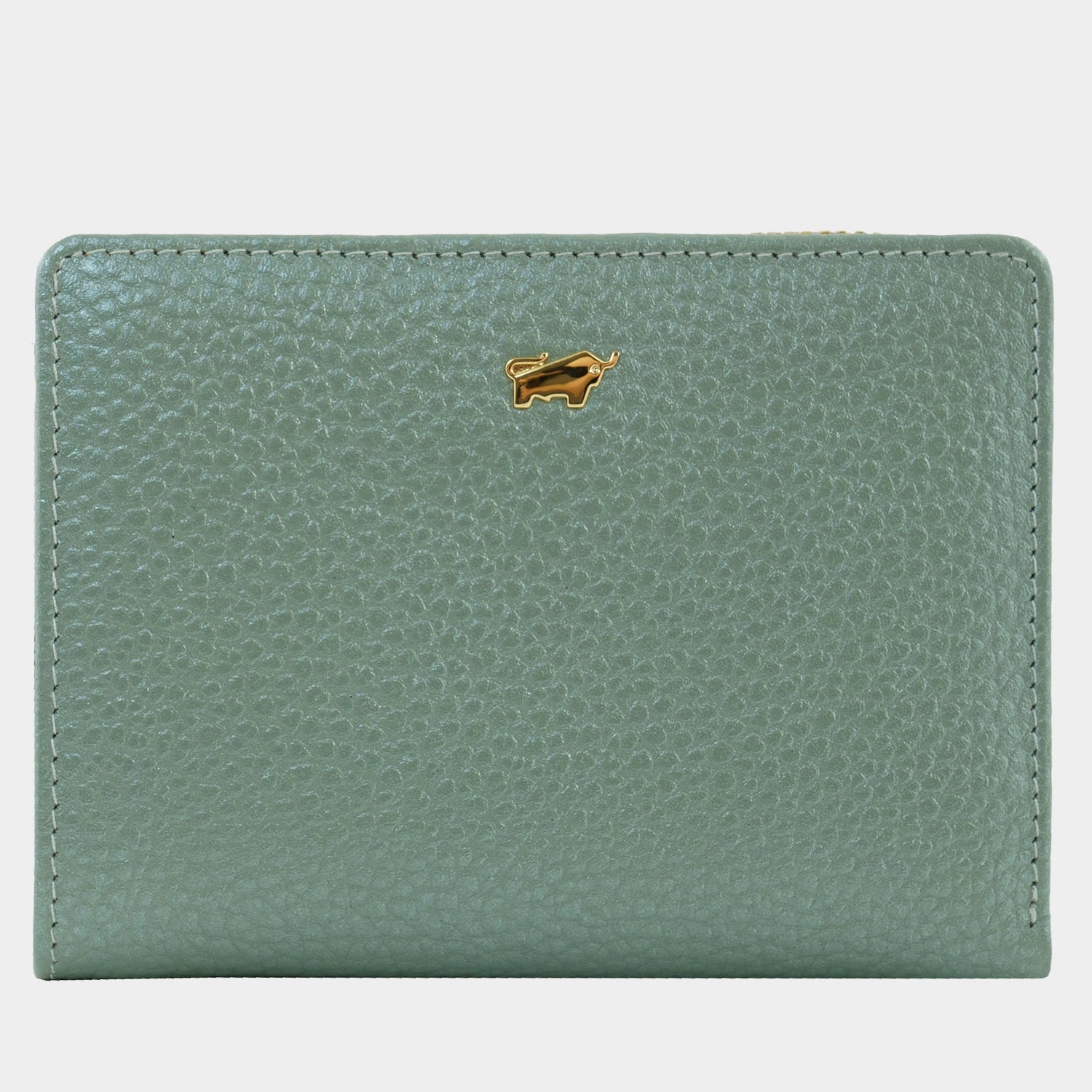 Frontansicht ALESSIA Mini Geldbörse 8CS pale green