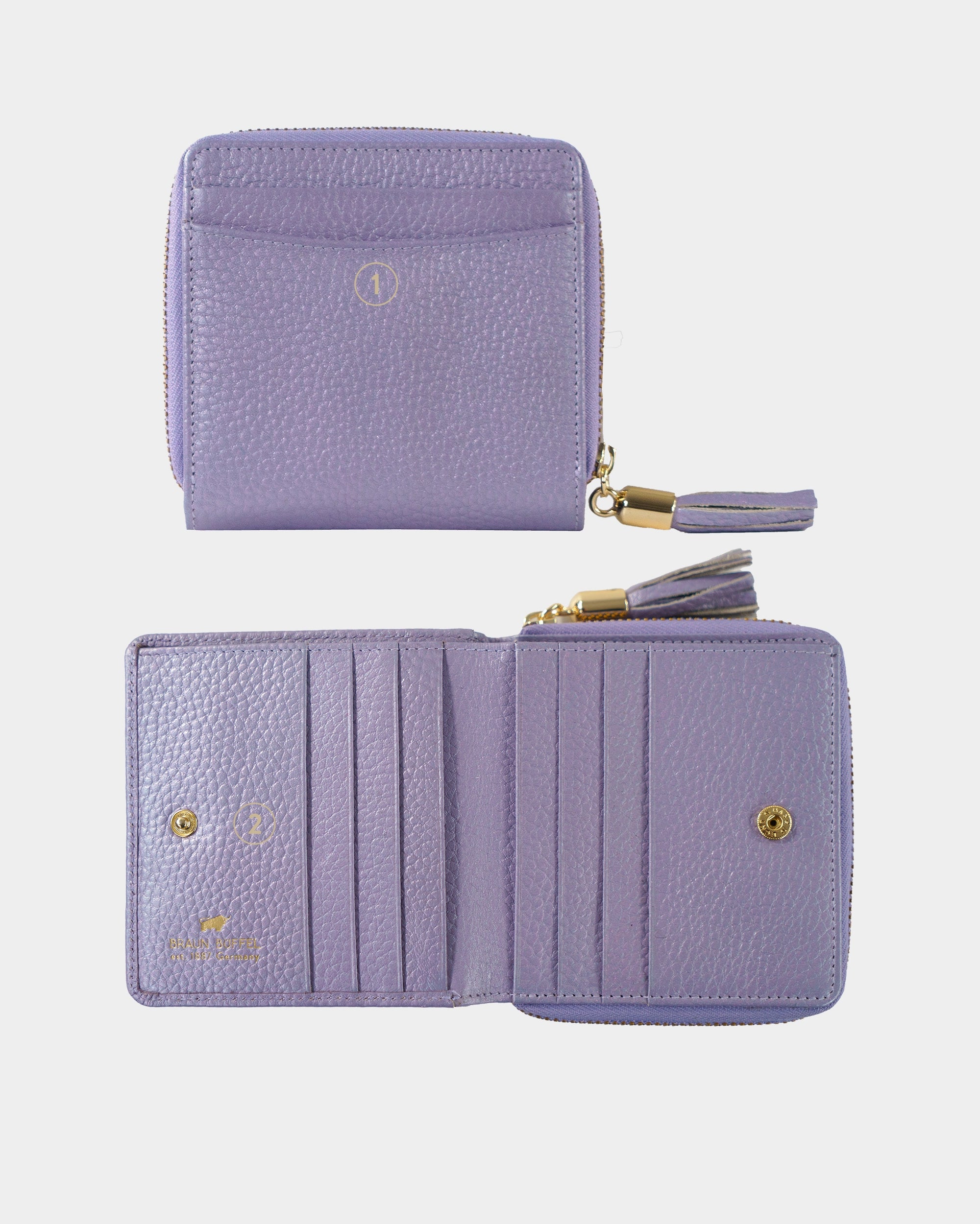 ALESSIA RV-Geldbörse S 6CS frosted violet