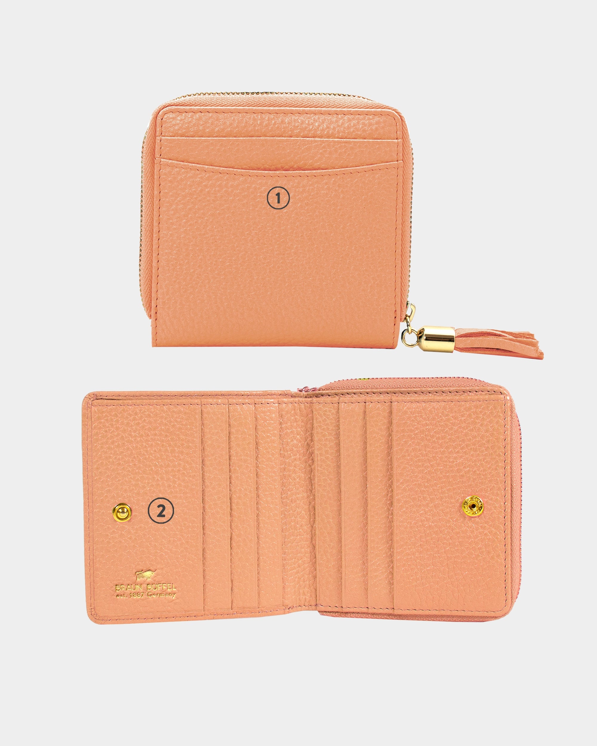 Personalisierungsbild ALESSIA RV-Geldbörse S 6CS light apricot