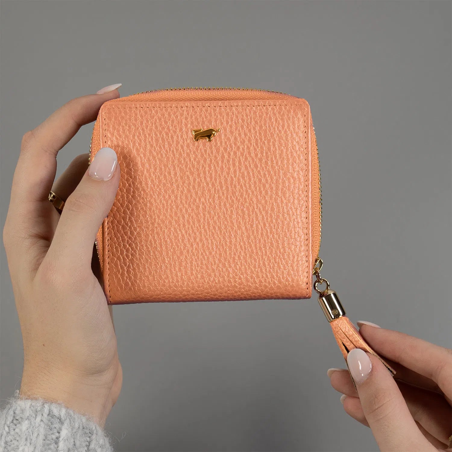 Keyfeature-1 ALESSIA RV-Geldbörse S 6CS light apricot