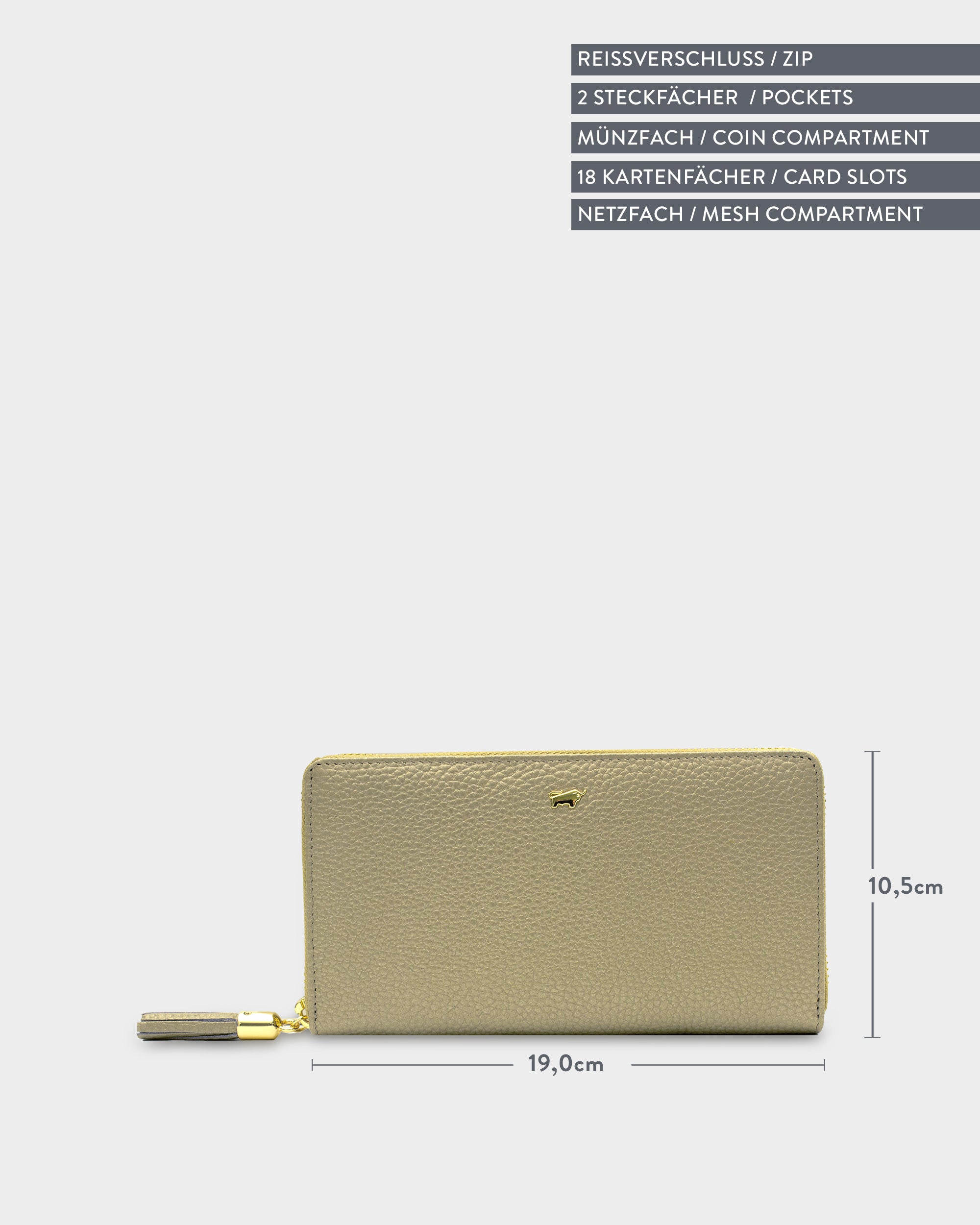 ALESSIA RV-Geldbörse 18CS heu