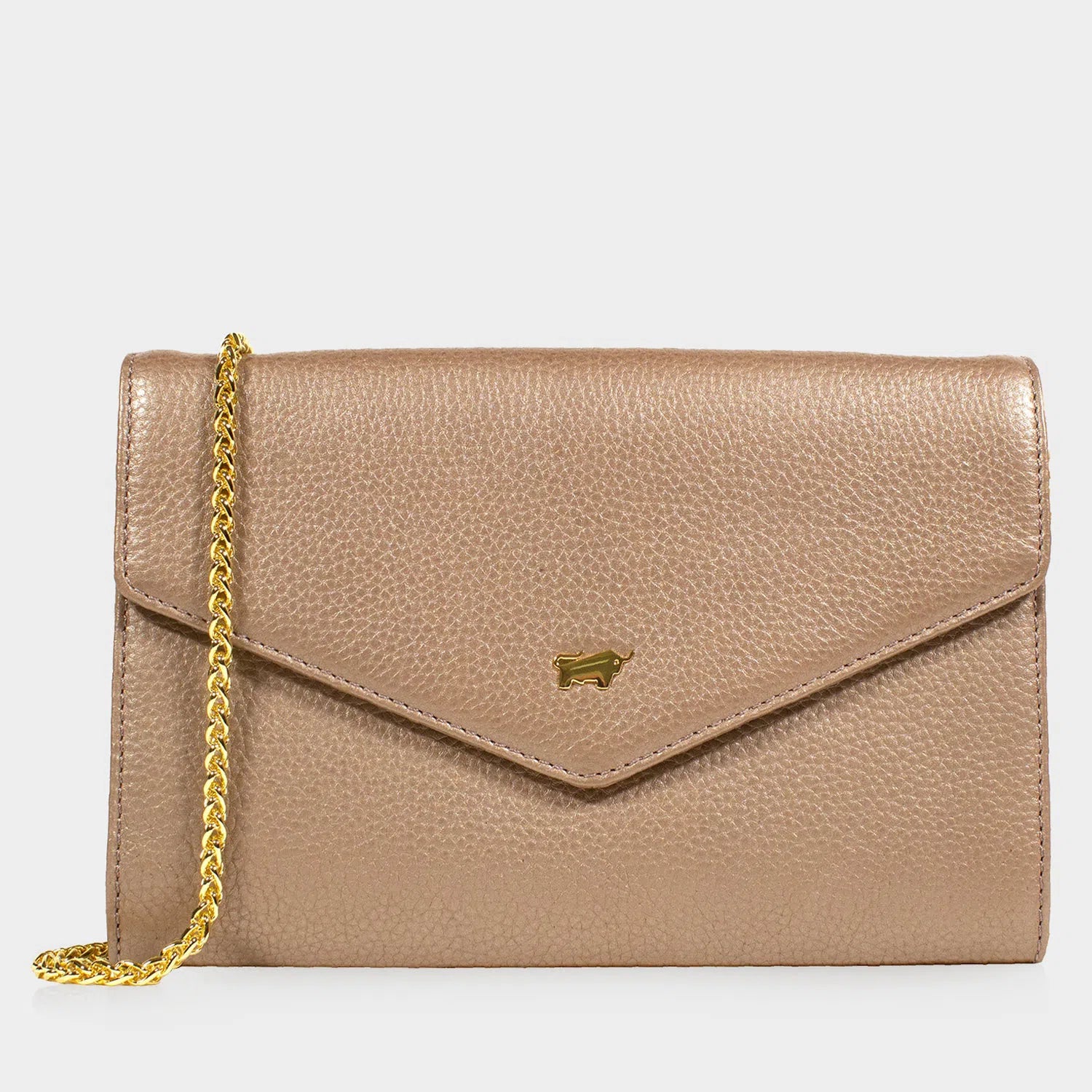ALESSIA Clutch mud BRAUN BUFFEL