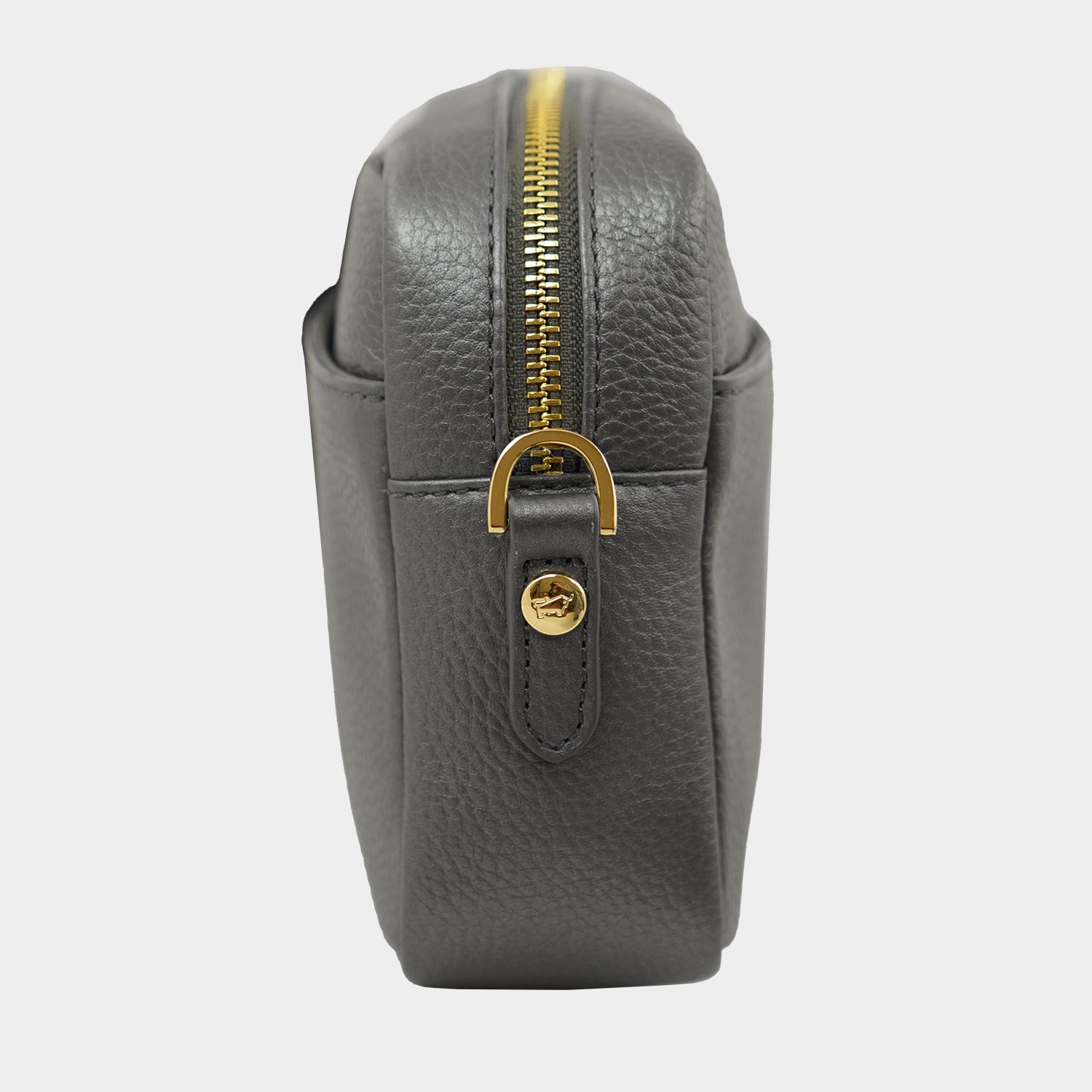 Seitenansicht ALESSIA Camera Bag with Chain dark grey