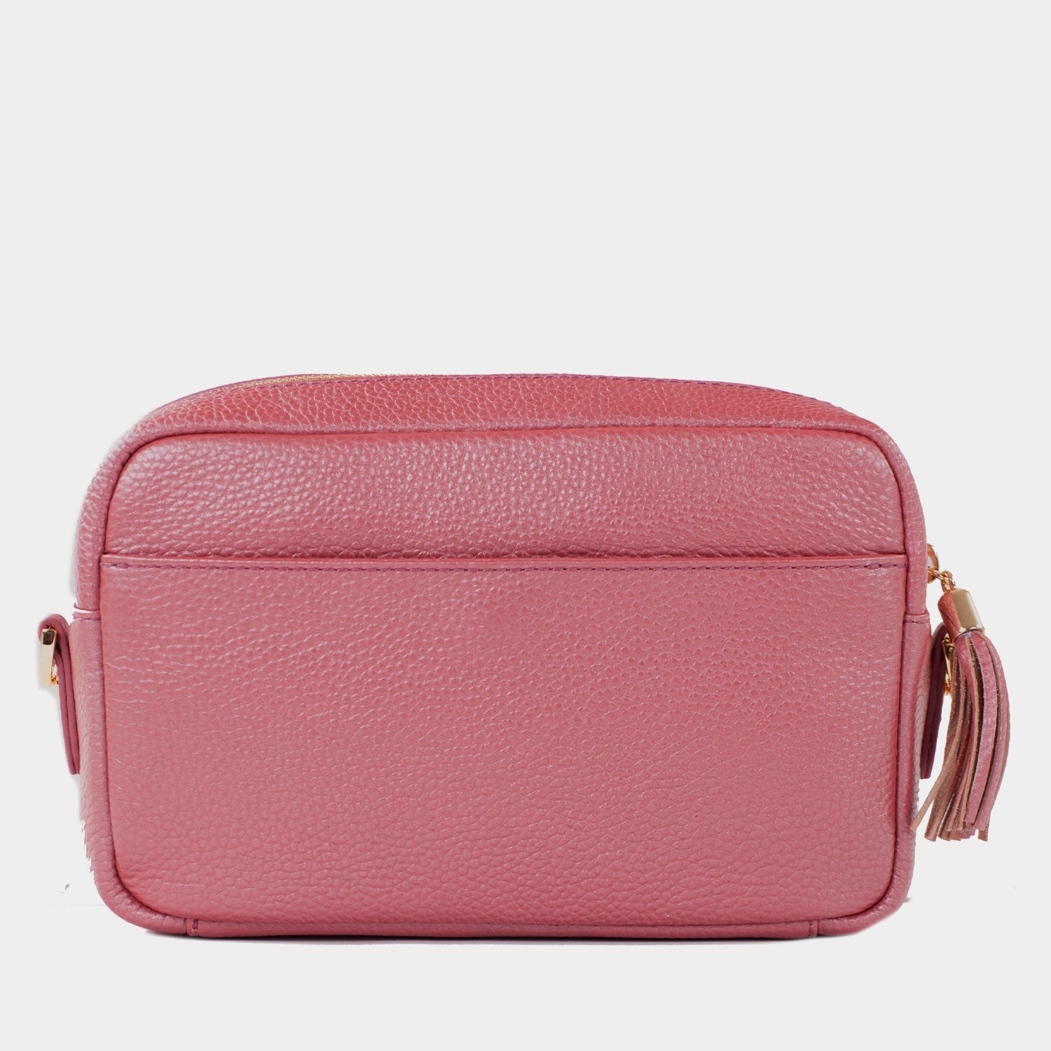 Rueckansicht ALESSIA Camera Bag with Chain brown rose