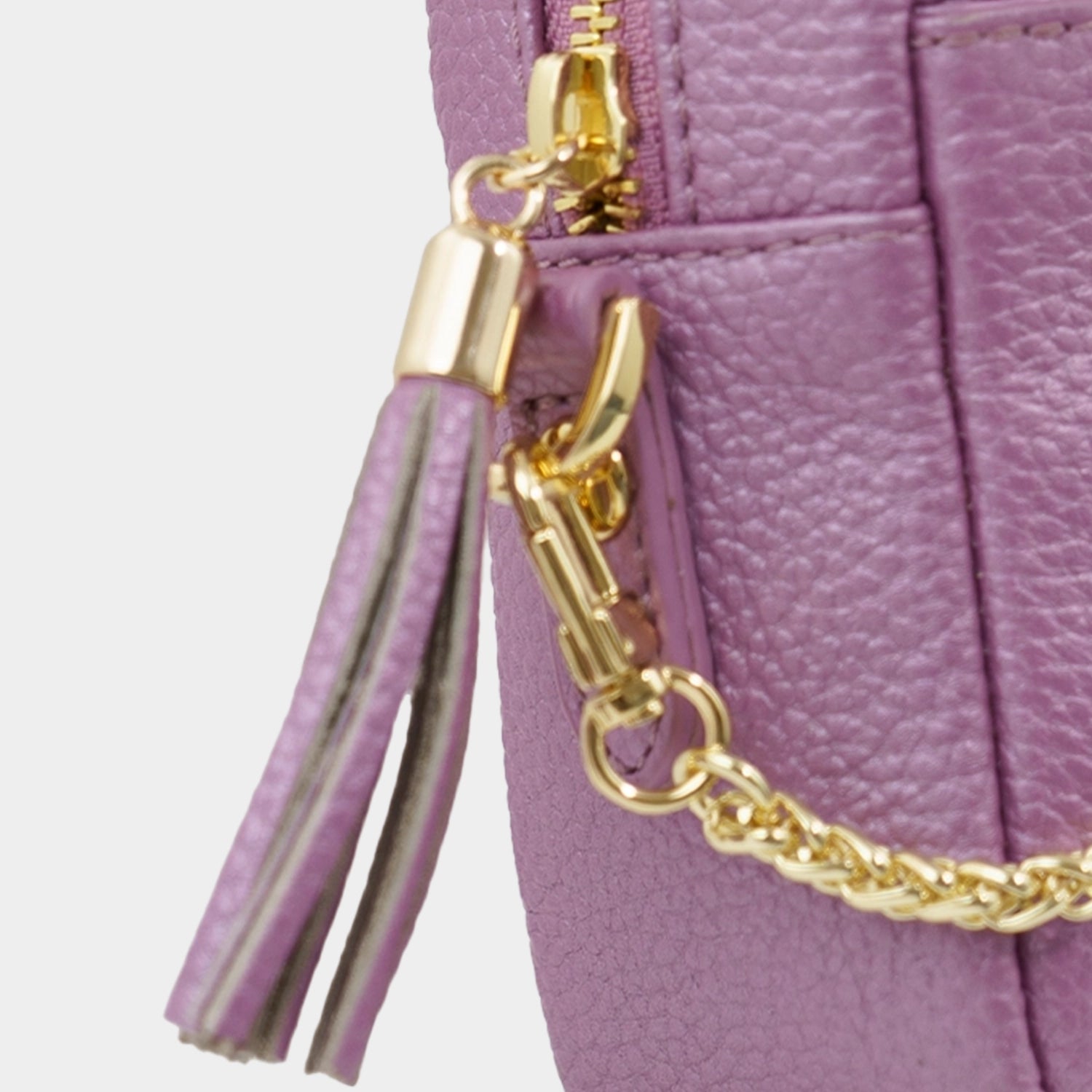 Keyfeature 2 ALESSIA Camera Bag with Chain purple heather