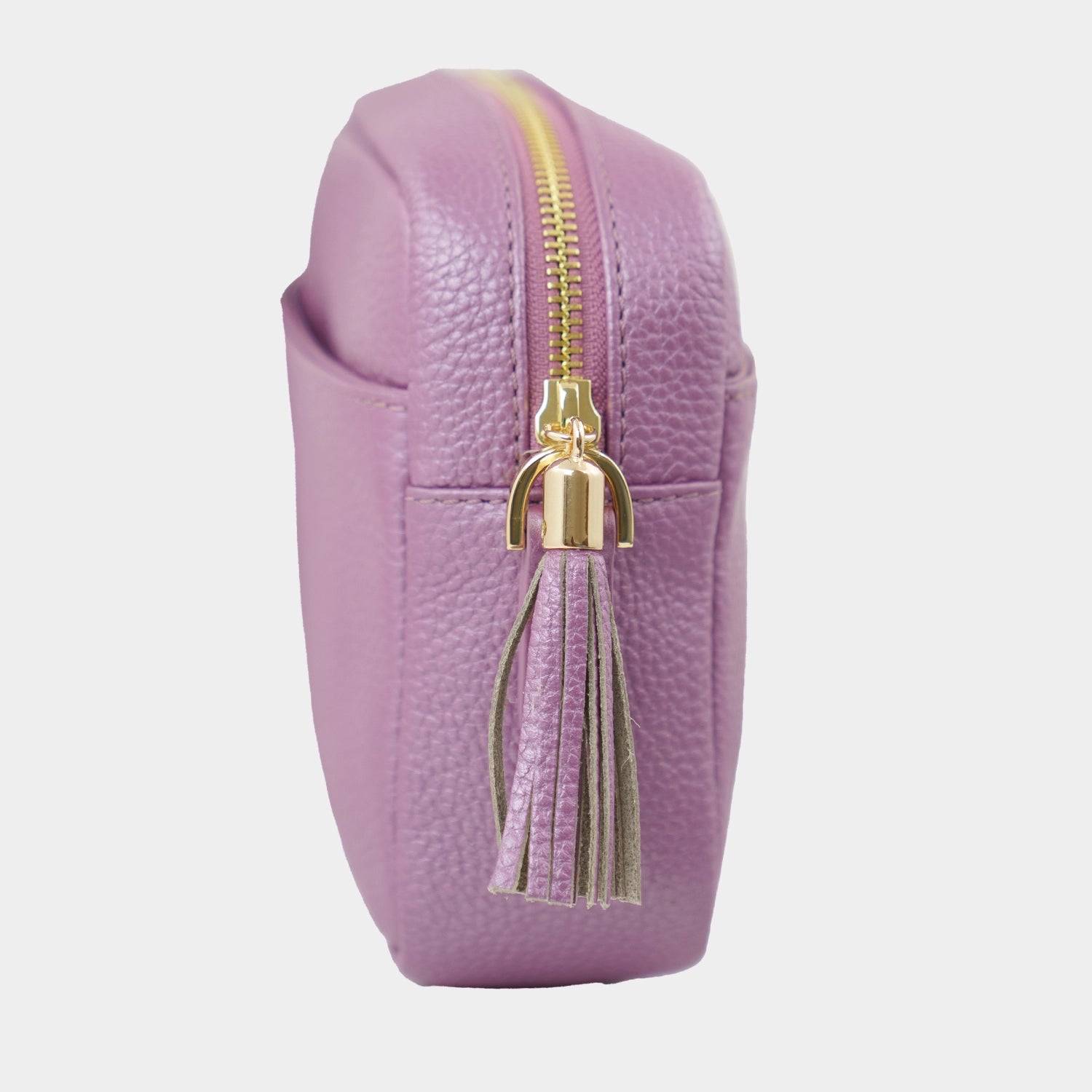 Seitenansicht ALESSIA Camera Bag with Chain purple heather