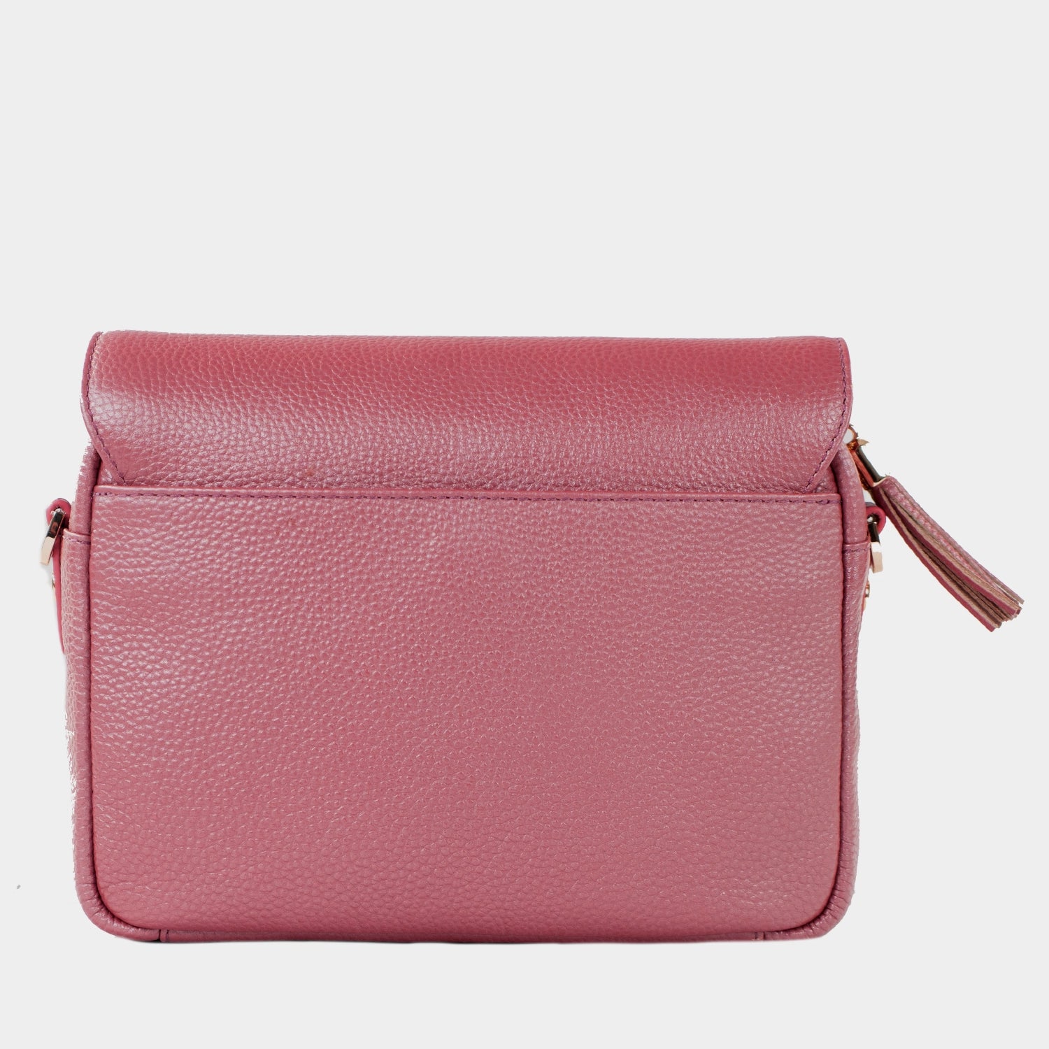Rueckansicht ALESSIA Umhängetasche Flap brown rose