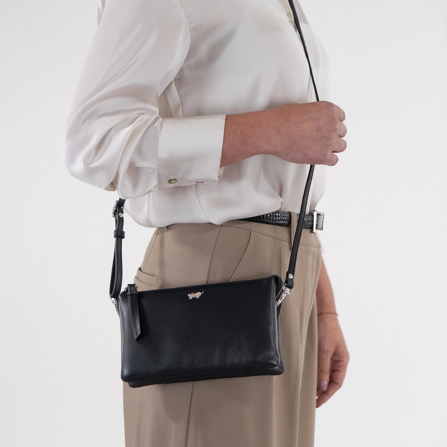 Keyfeature HANNA CLASSIC Umhängetasche schwarz