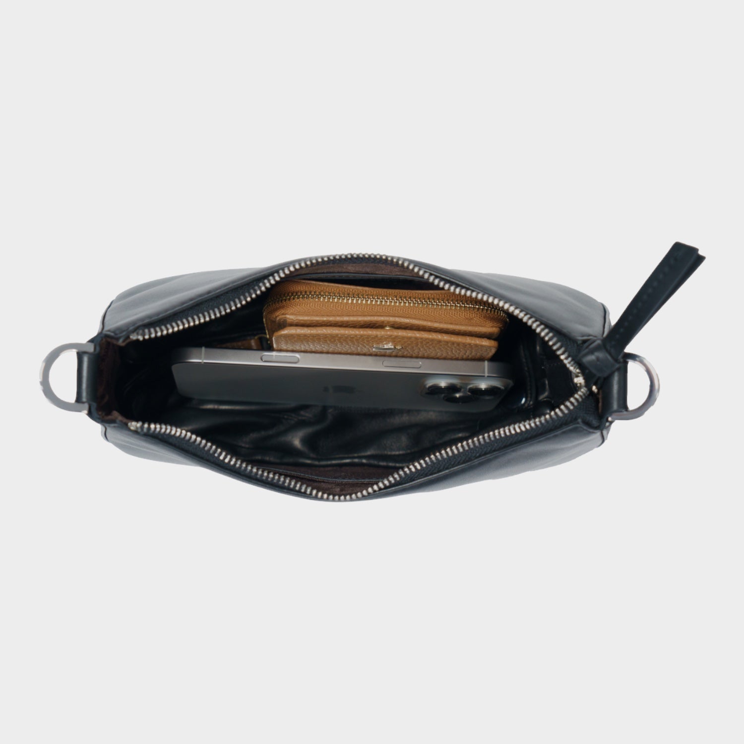 Innenansicht HANNA CLASSIC Minibag schwarz