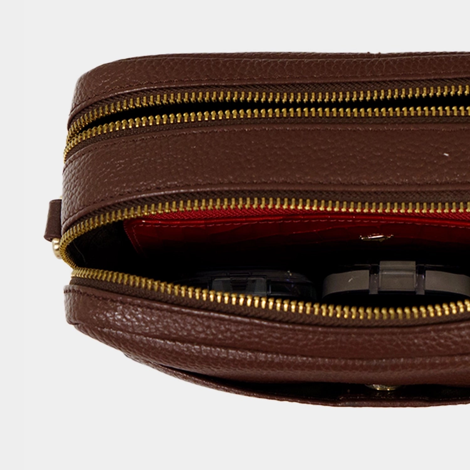 Keyfeature HANNA Umhängetasche Box dark brown