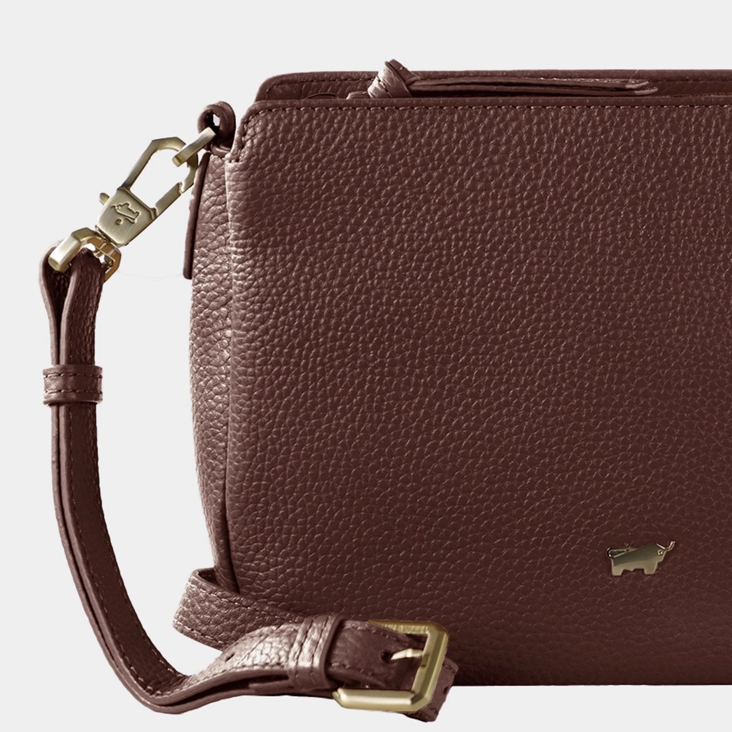 Keyfeature HANNA Umhängetasche RV dark brown