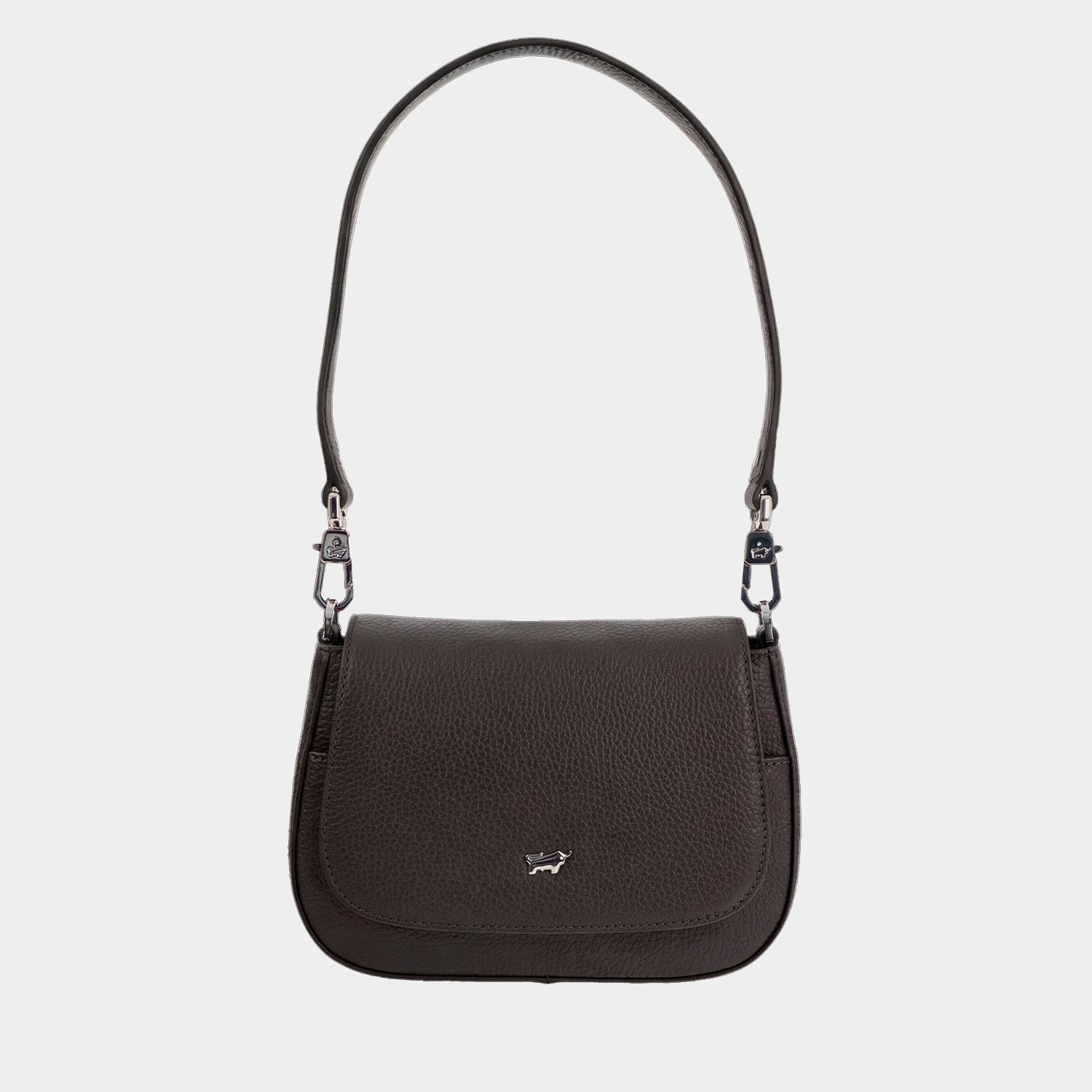 Frontansicht HANNA Flap Bag XS schwarz