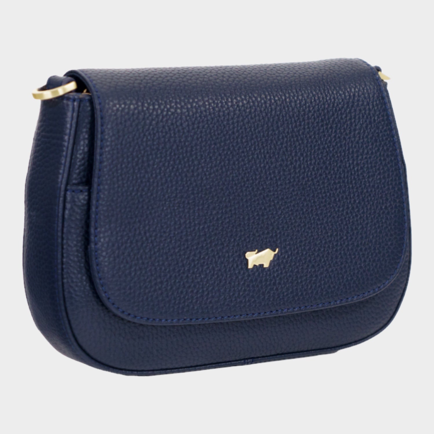 Schrägansicht HANNA Flap Bag XS navy