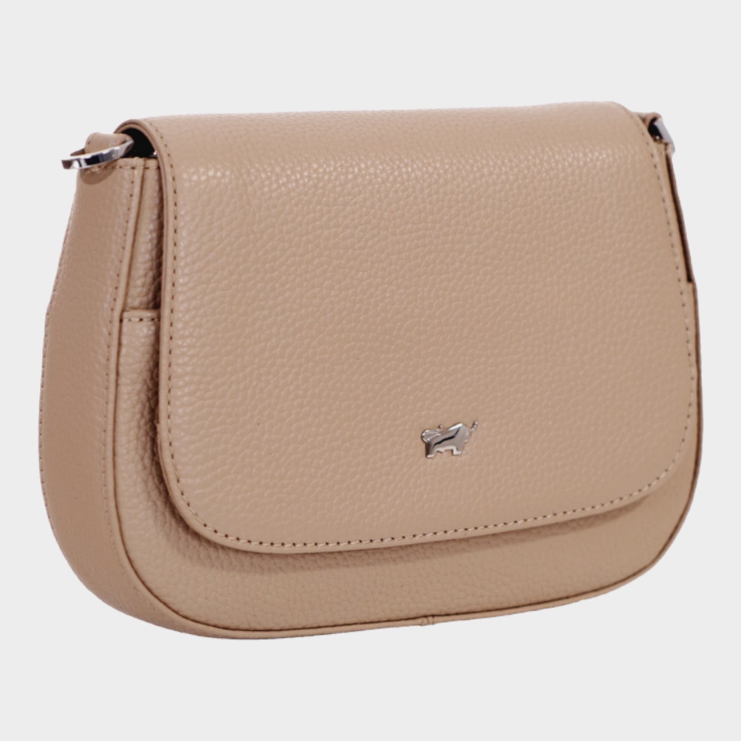 Schrägansicht HANNA Flap Bag XS creme