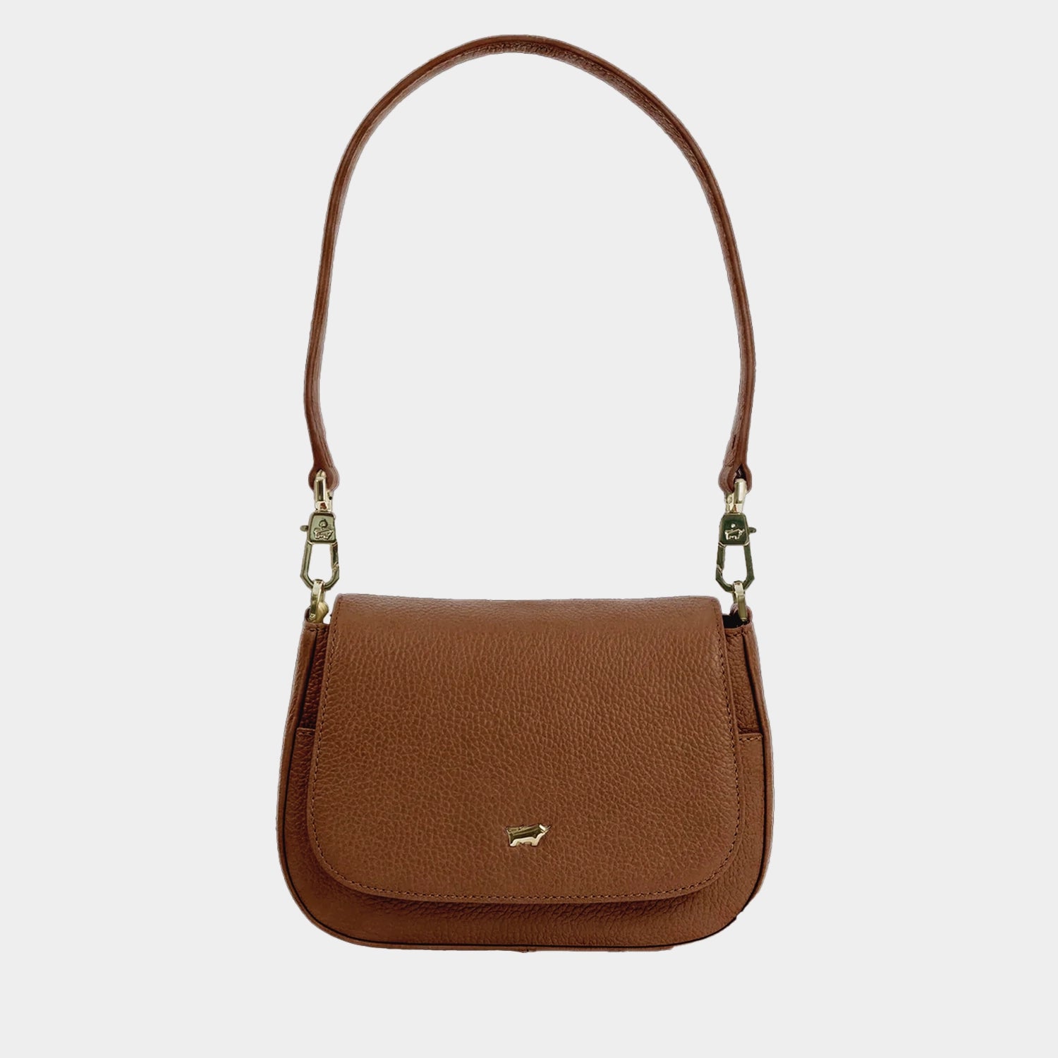 HANNA Flap Bag XS saddle brown