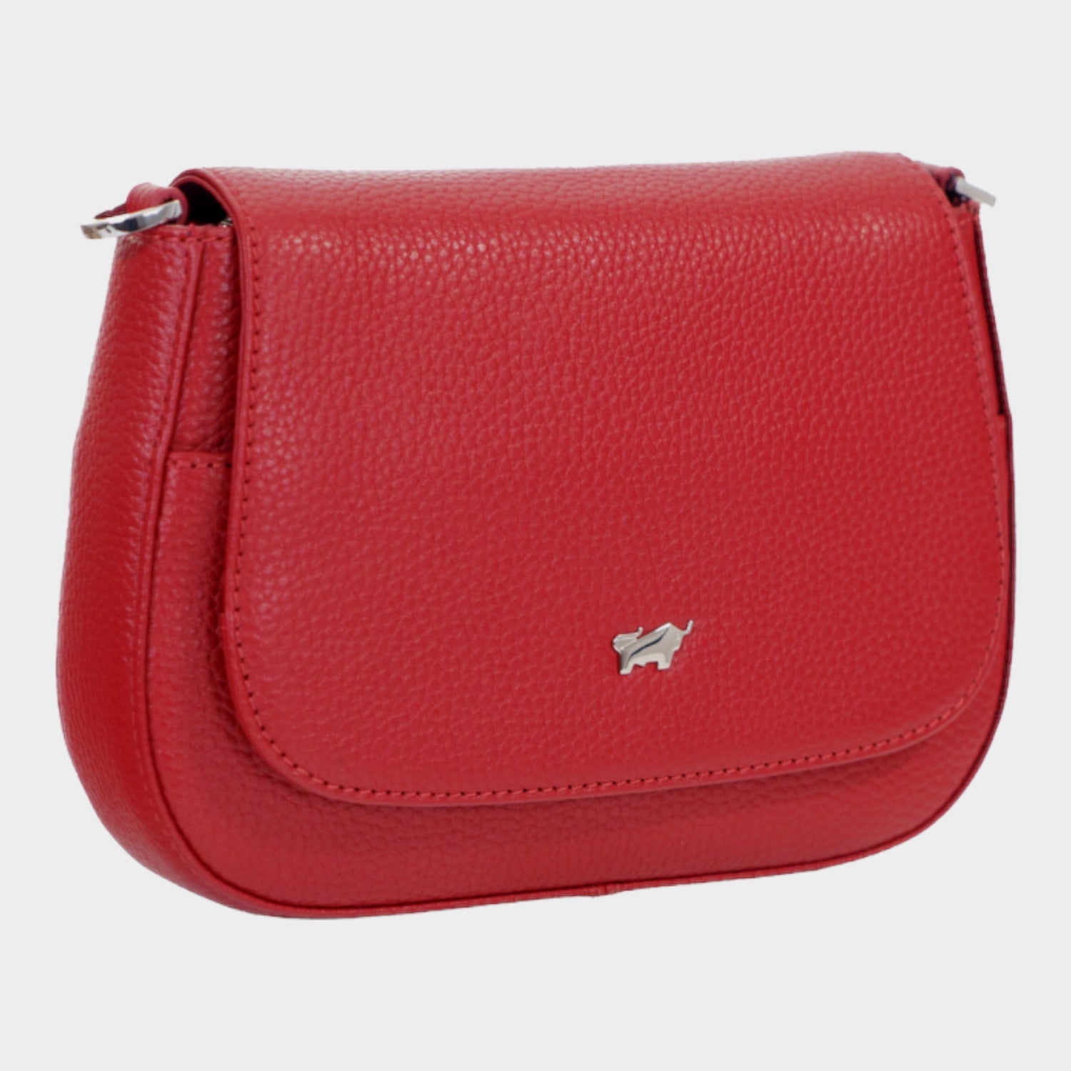 Schrägansicht HANNA Flap Bag XS red