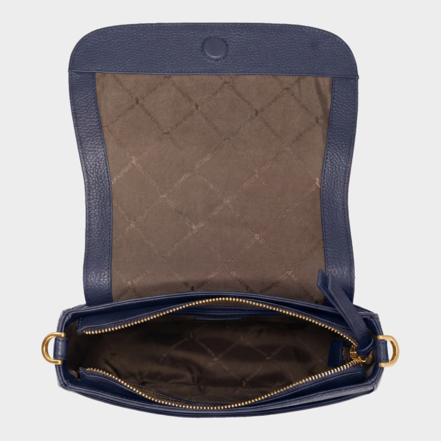 Innenansicht HANNA Flap Bag S navy