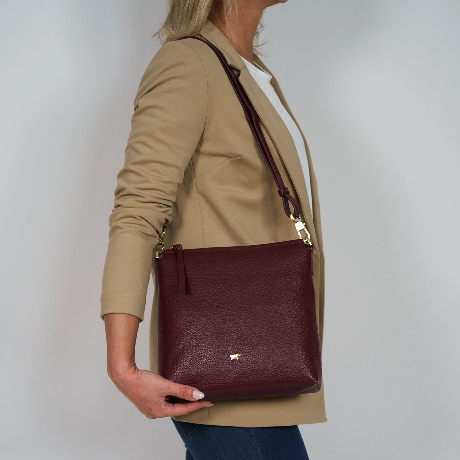 Keyfeature HANNA Umhängetasche M dark wine