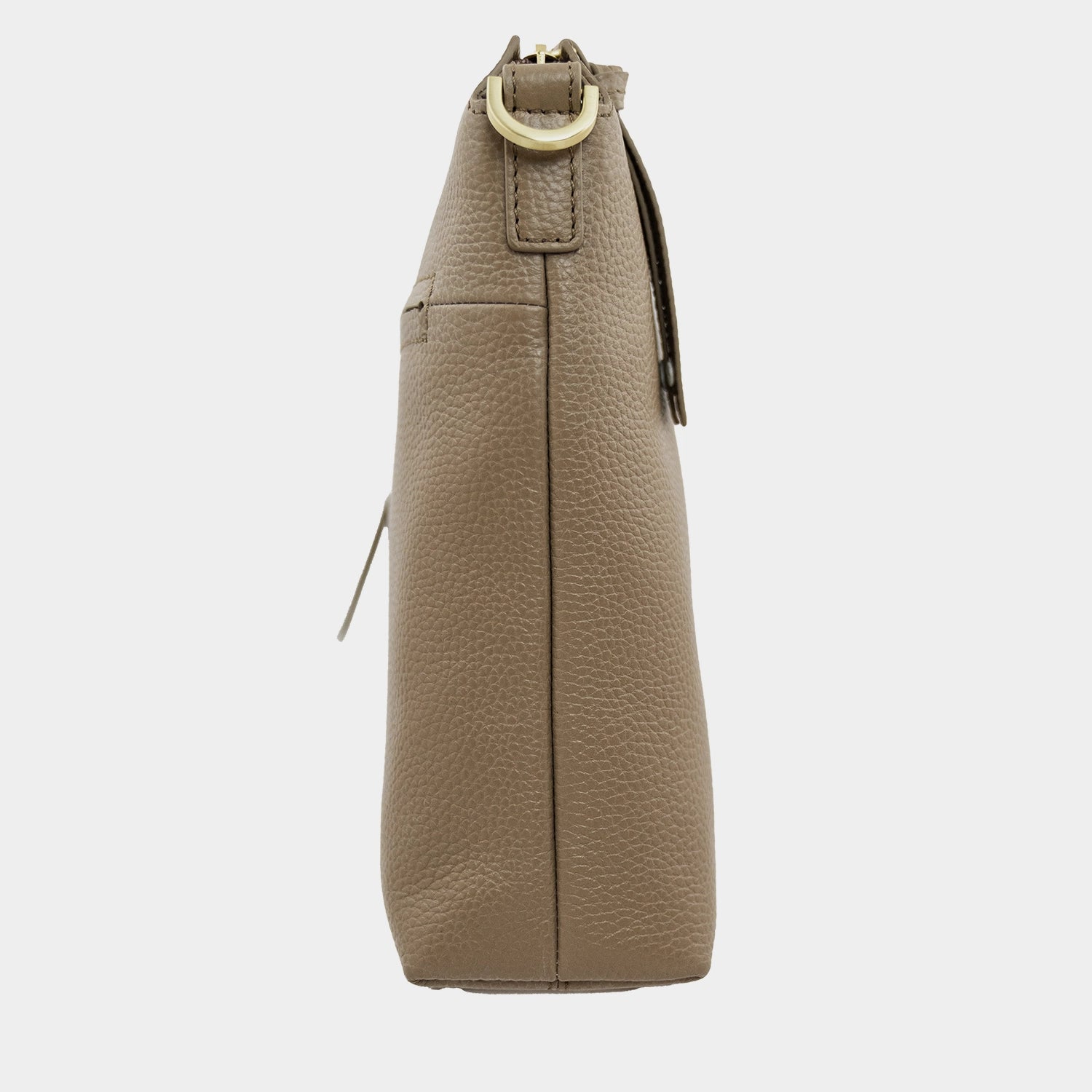 Seitenansicht HANNA Umhängetasche M clay brown
