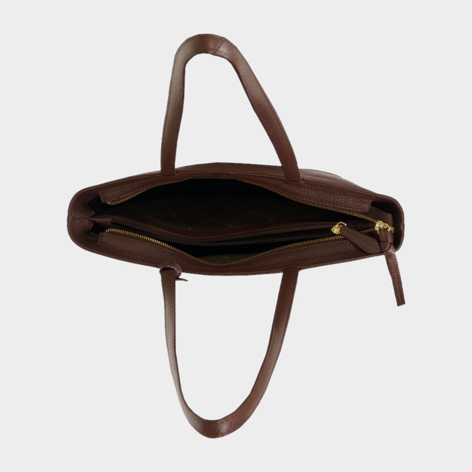 Innenansicht HANNA Shopper S dark brown