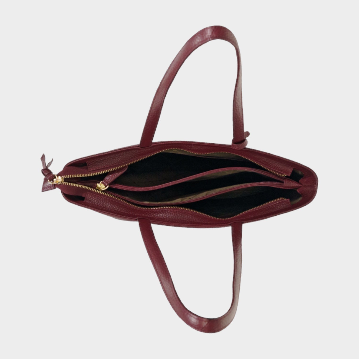 Innenansicht HANNA Shopper S dark wine