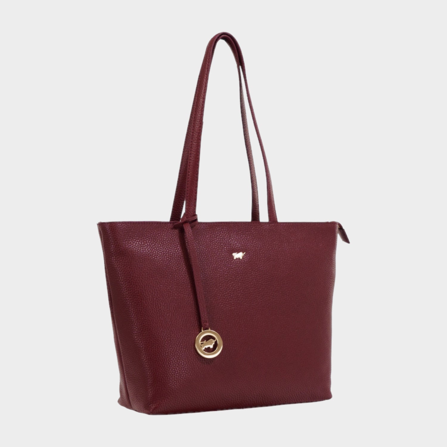 Schrägansicht HANNA Shopper S dark wine