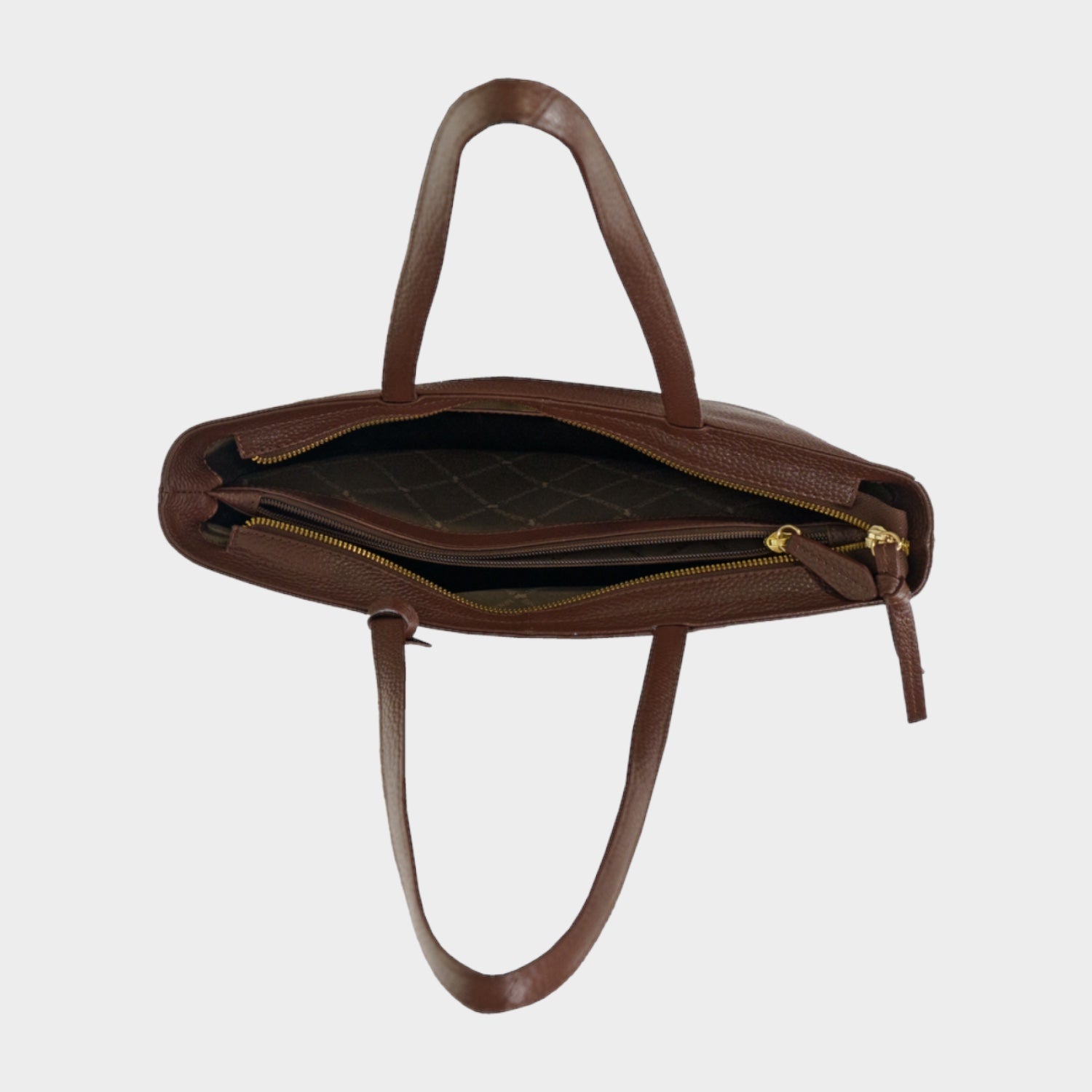 Innenansicht HANNA Shopper dark brown