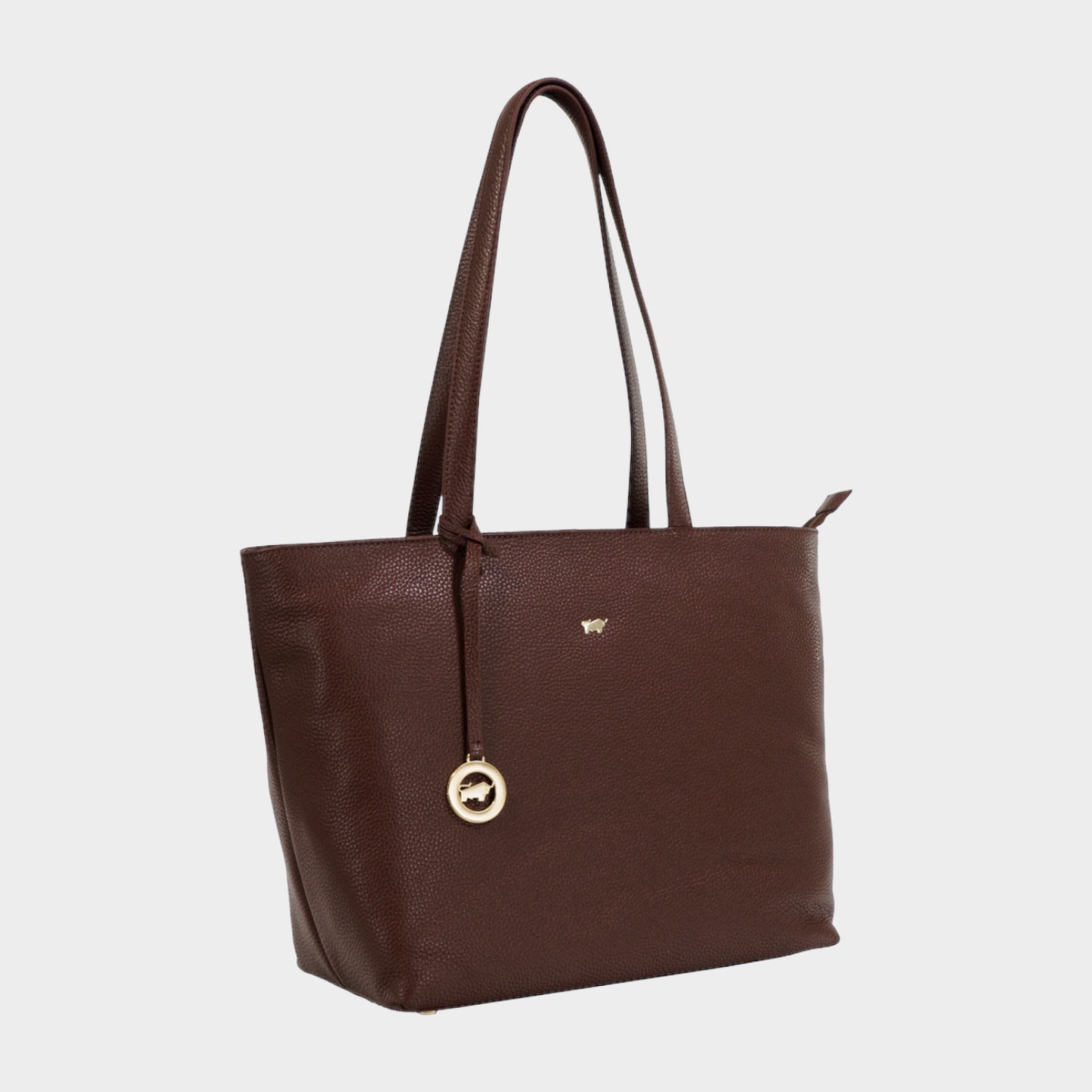 Schrägansicht HANNA Shopper dark brown