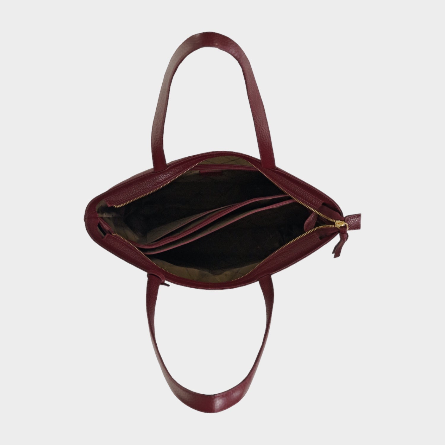 Innenansicht HANNA Shopper dark wine