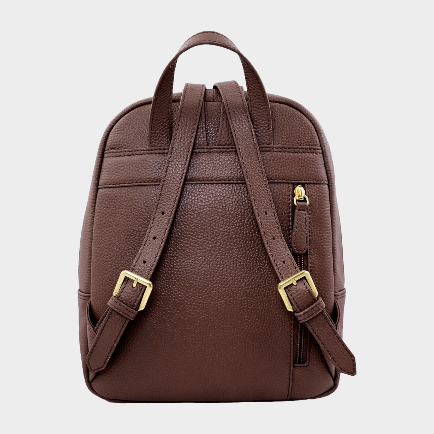 Rückansicht HANNA Rucksack S dark brown