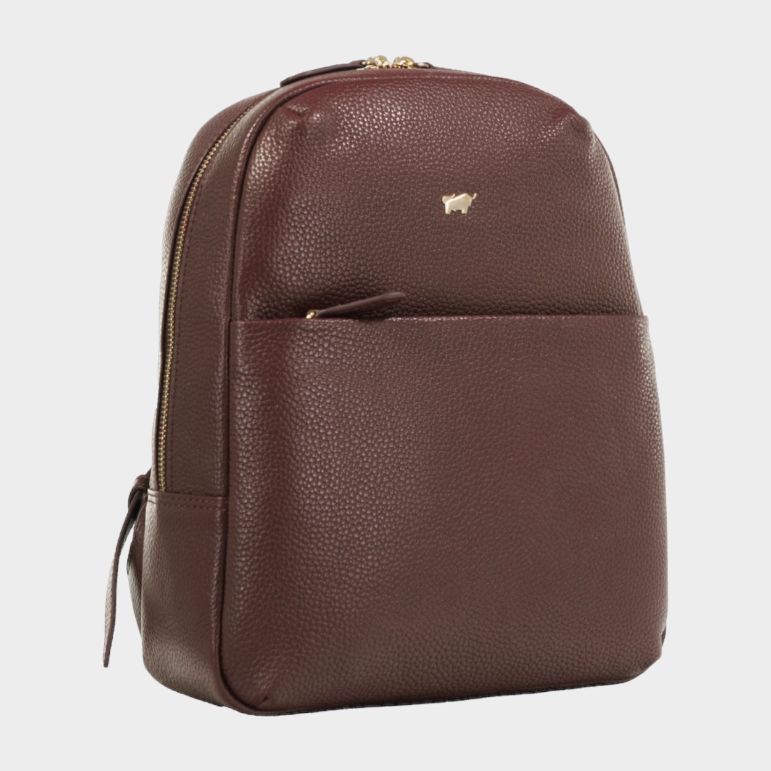Schrägansicht HANNA Rucksack S dark brown
