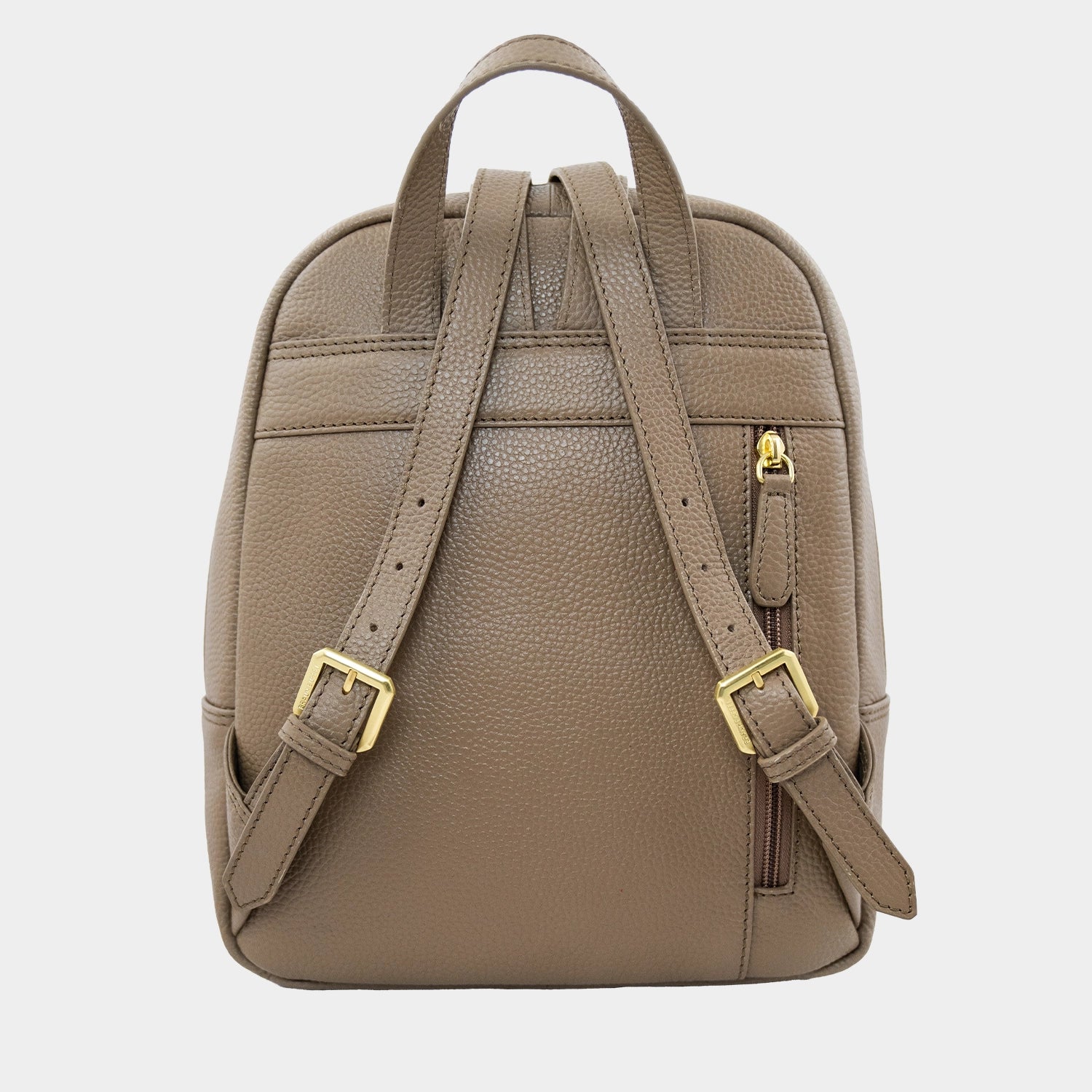 Rückansicht HANNA Rucksack S clay brown