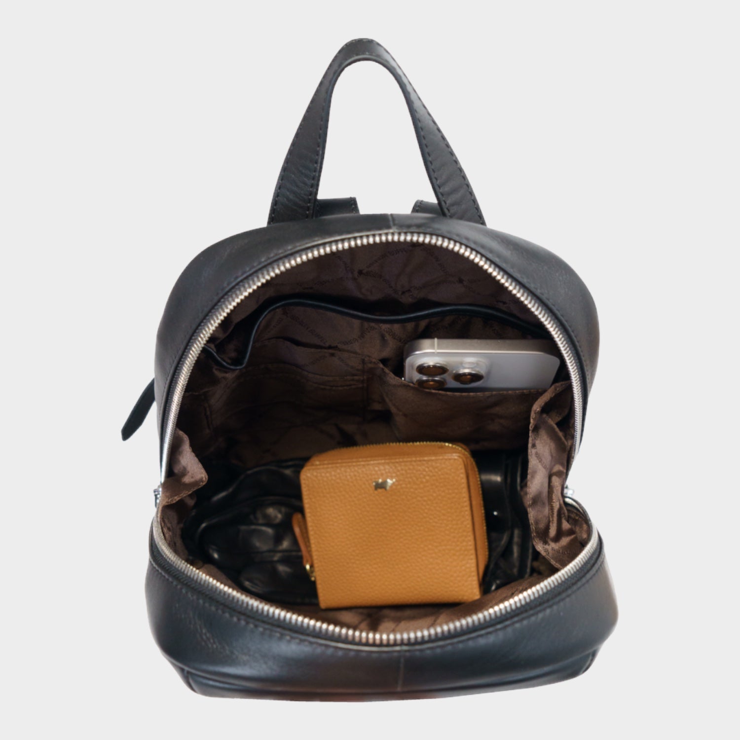 Innenansicht HANNA CLASSIC Rucksack S schwarz