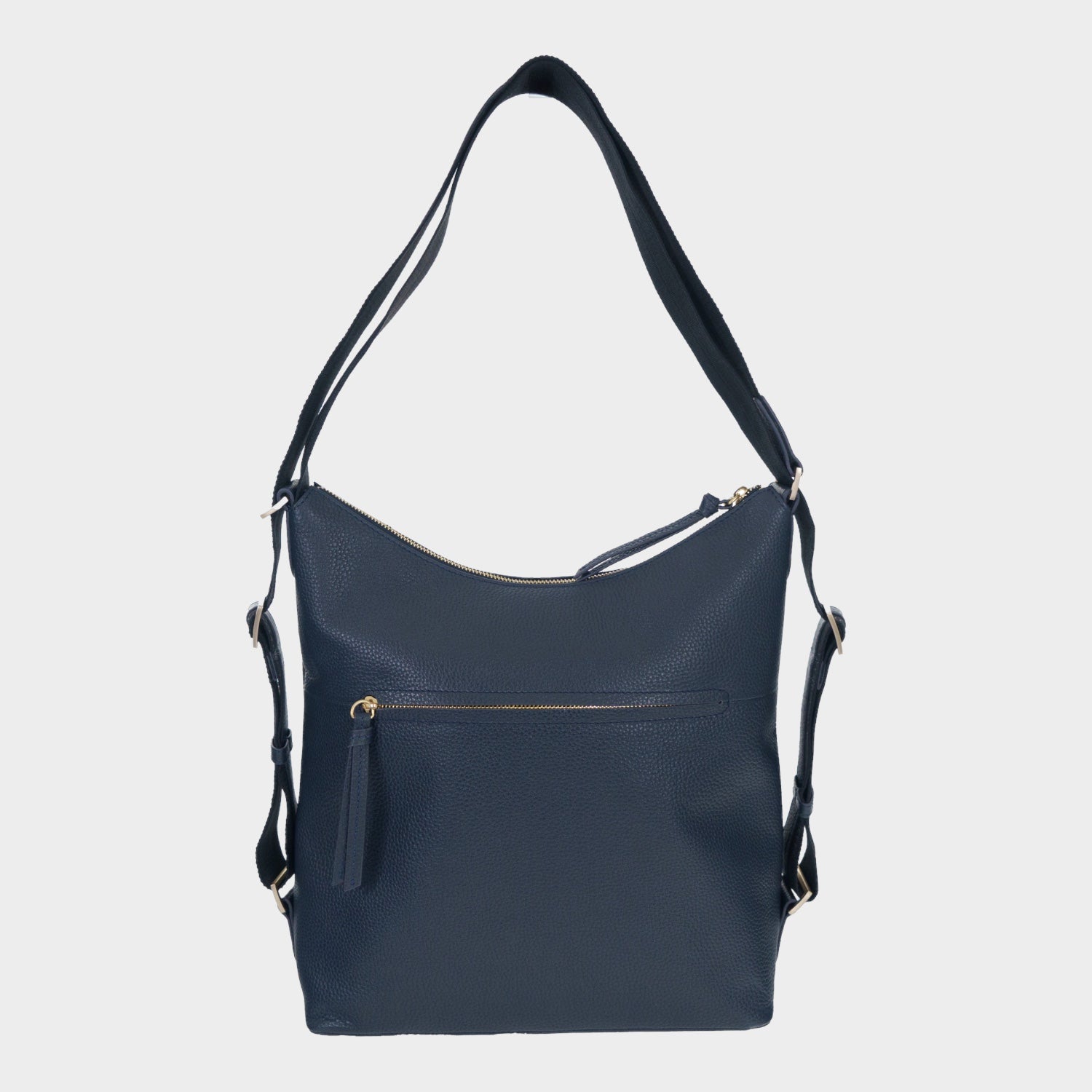 Rückansicht HANNA Hobo Rucksack navy