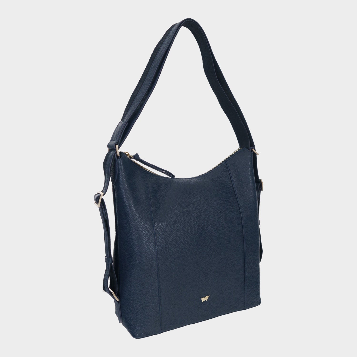 Schrägansicht HANNA Hobo Rucksack navy