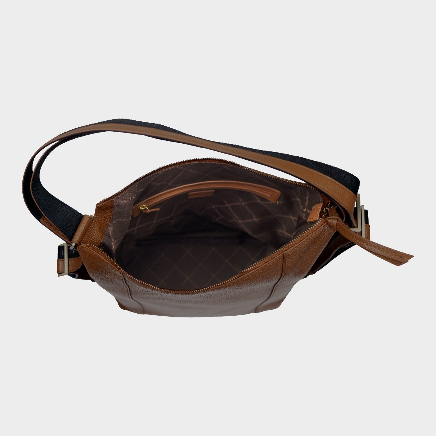 Innenansicht HANNA Hobo Rucksack saddle brown