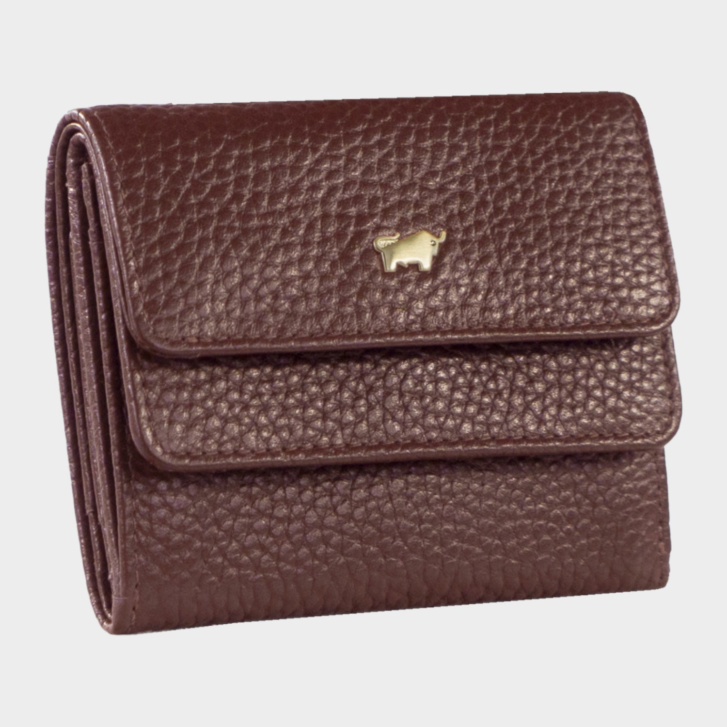 Schrägansicht HANNA RFID Geldbörse 5CS dark brown