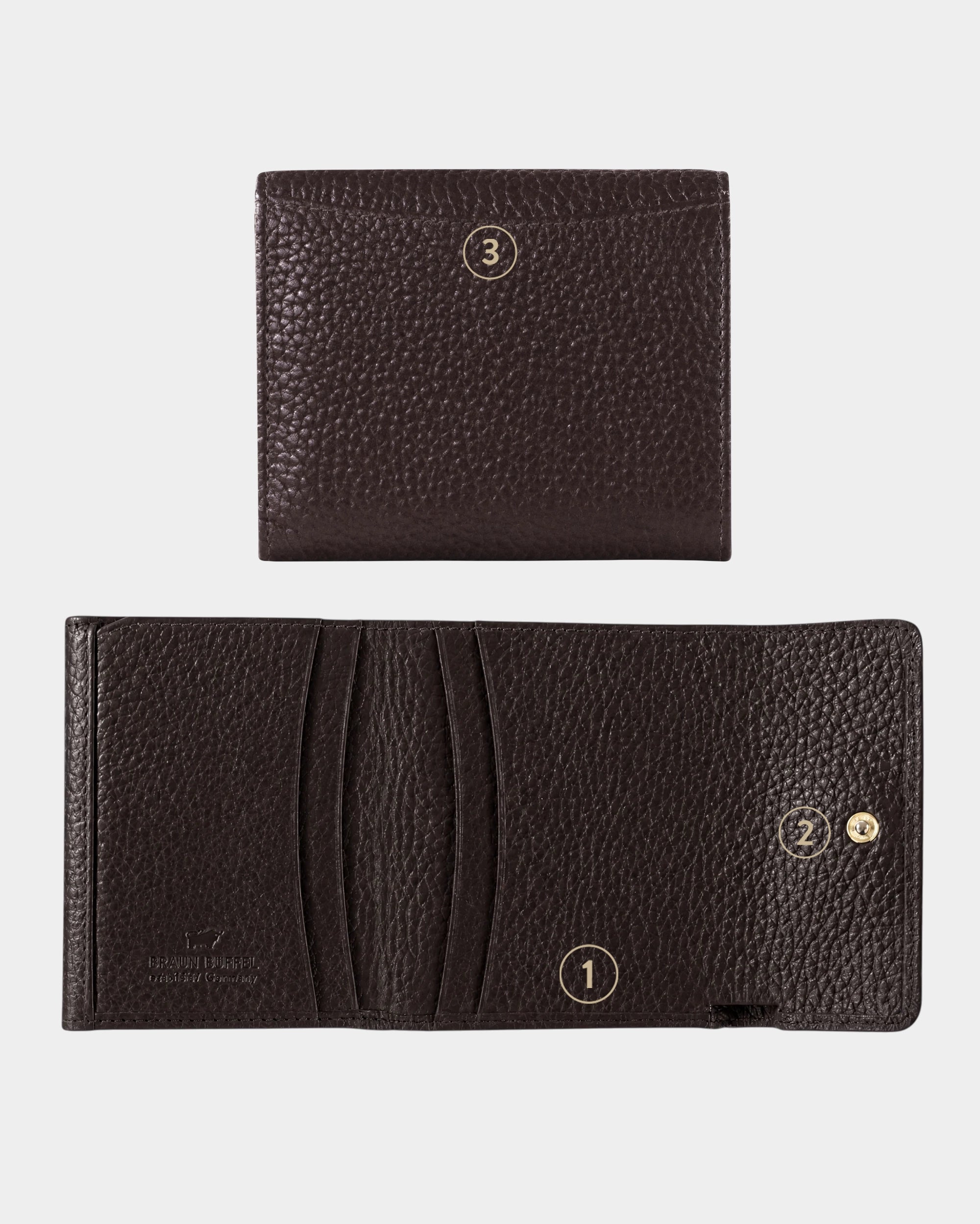HANNA RFID Geldbörse 5CS espresso