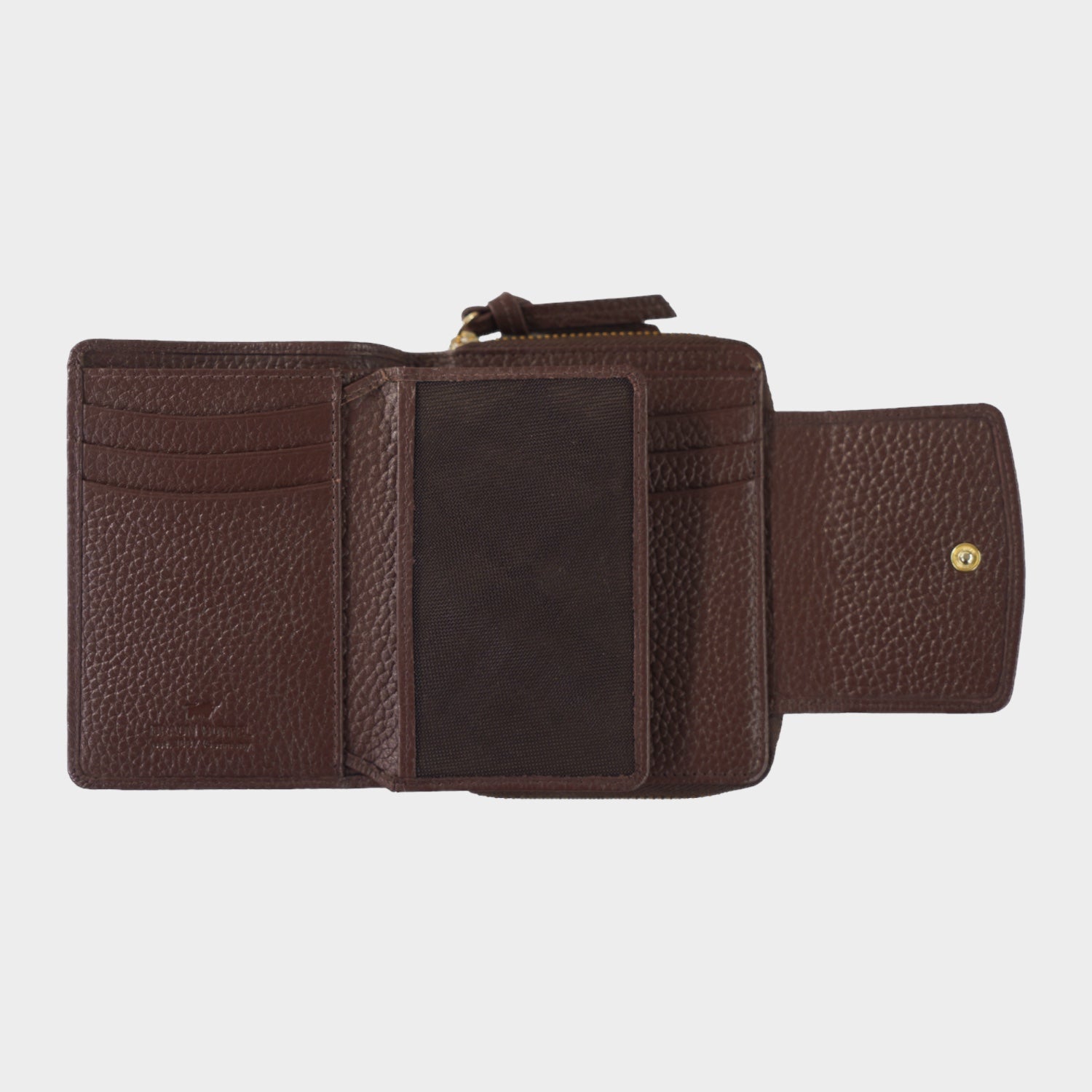 Innenansicht HANNA RFID RV Geldbörse M 8CS dark brown