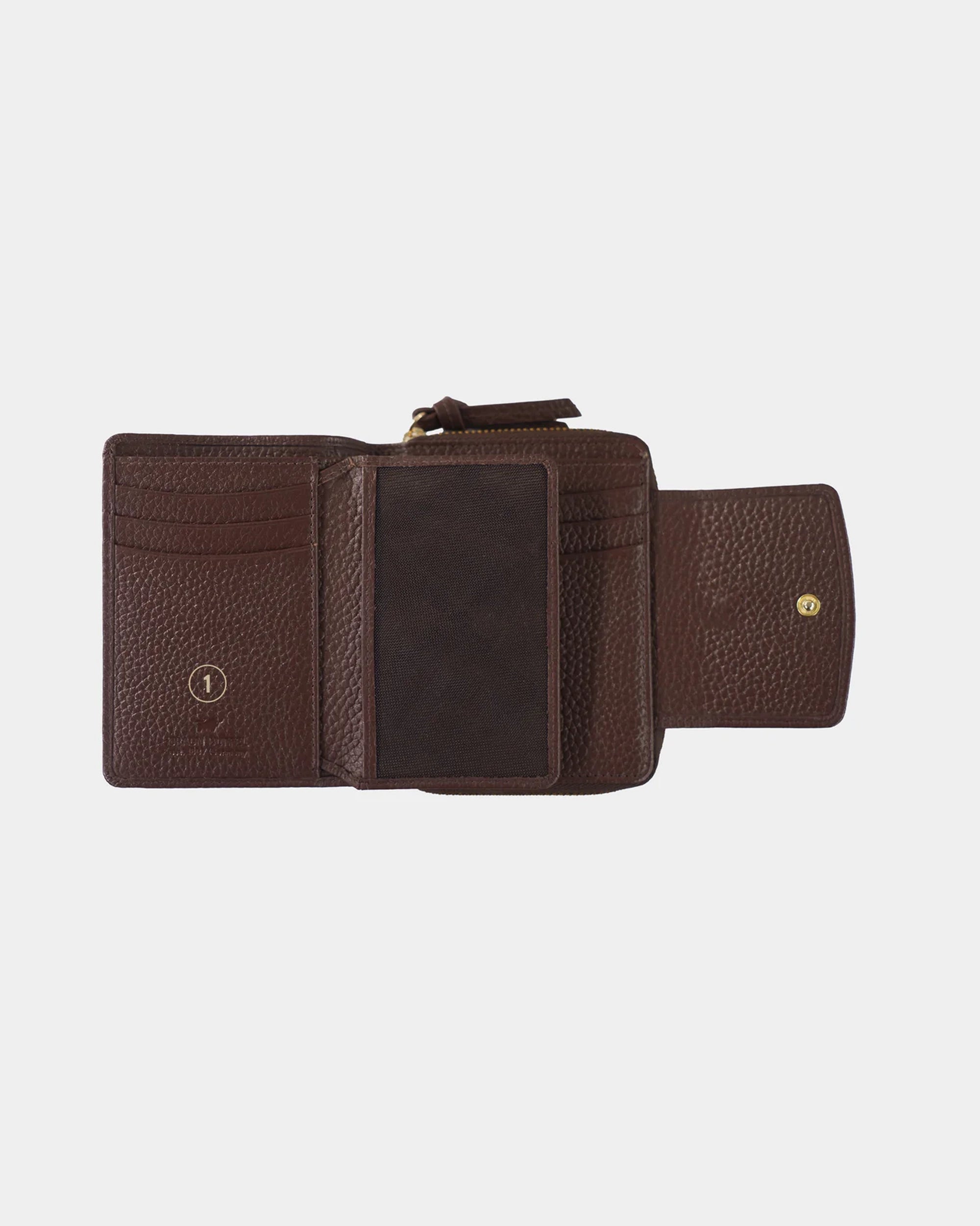 HANNA RFID RV Geldbörse M 8CS dark brown