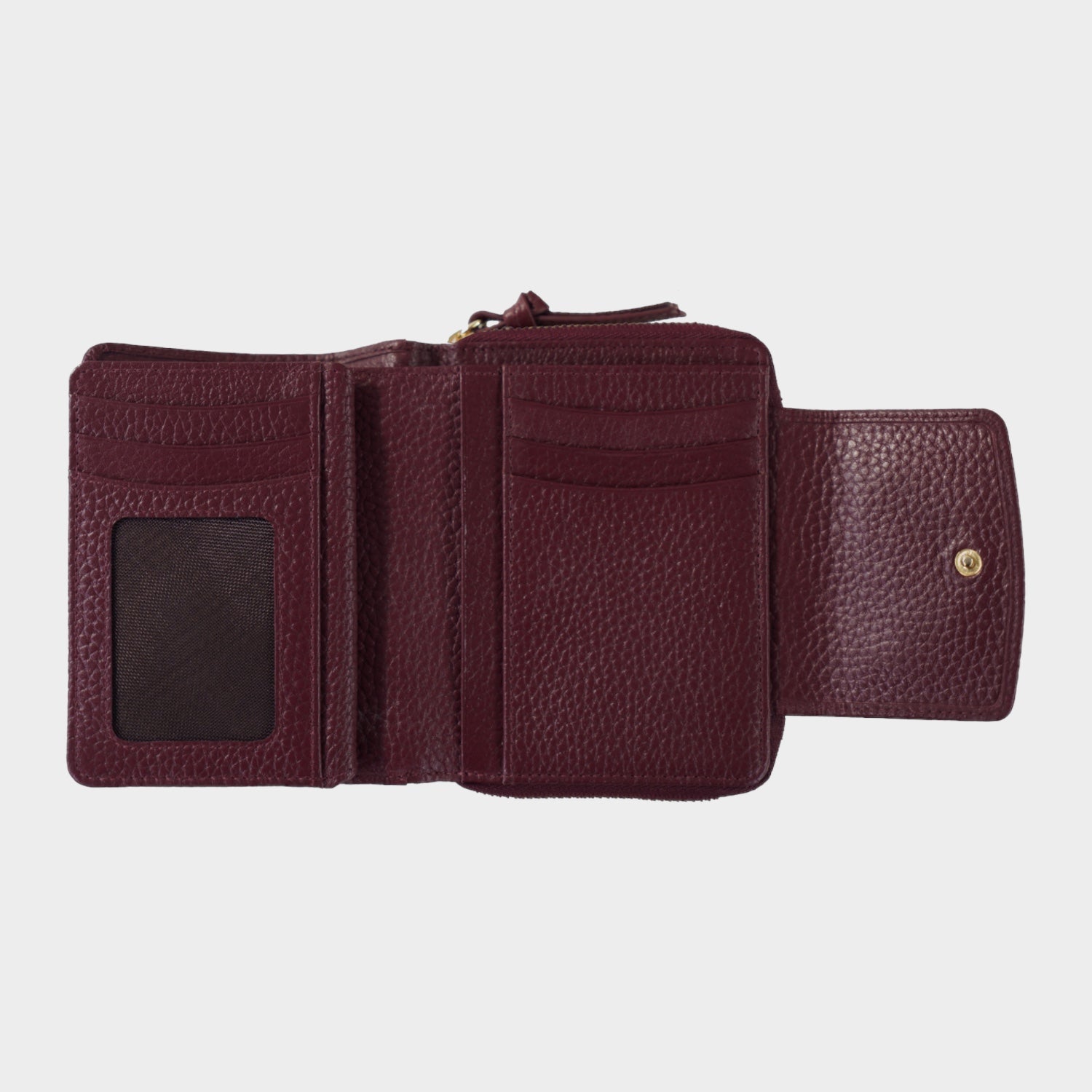 Innenansicht HANNA RFID RV Geldbörse M 8CS dark wine